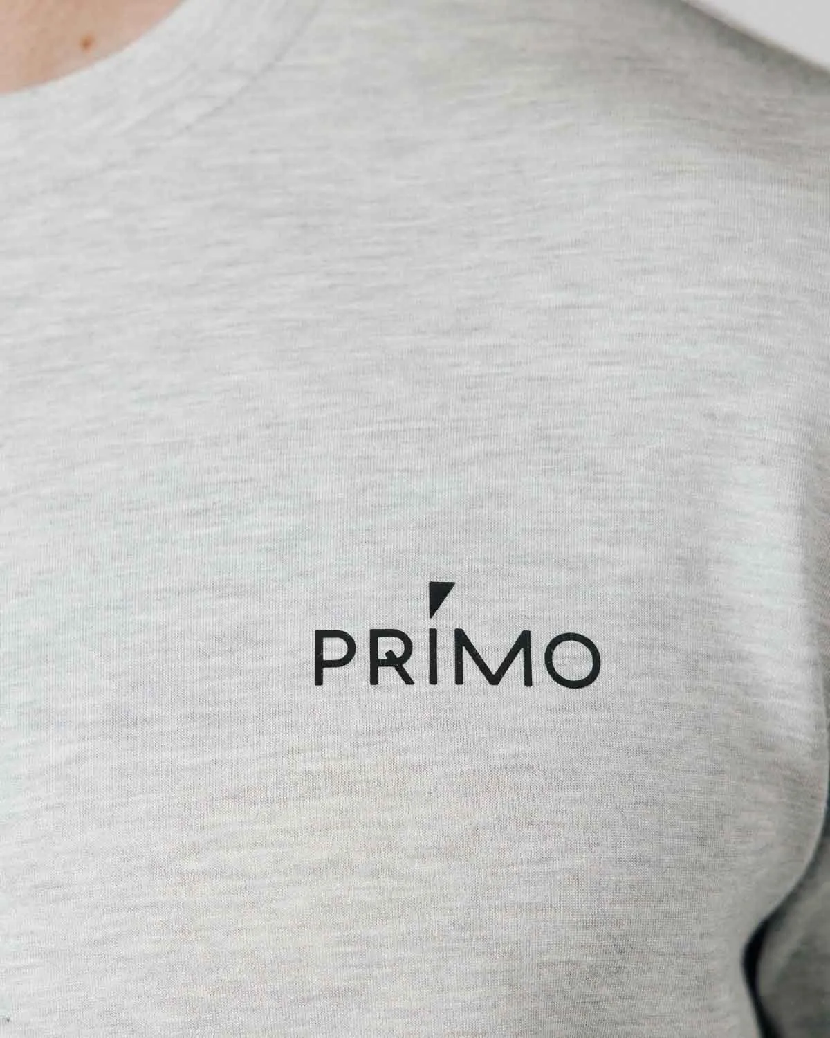 Men's Heather Gray Golf Crew Neck,Men Top