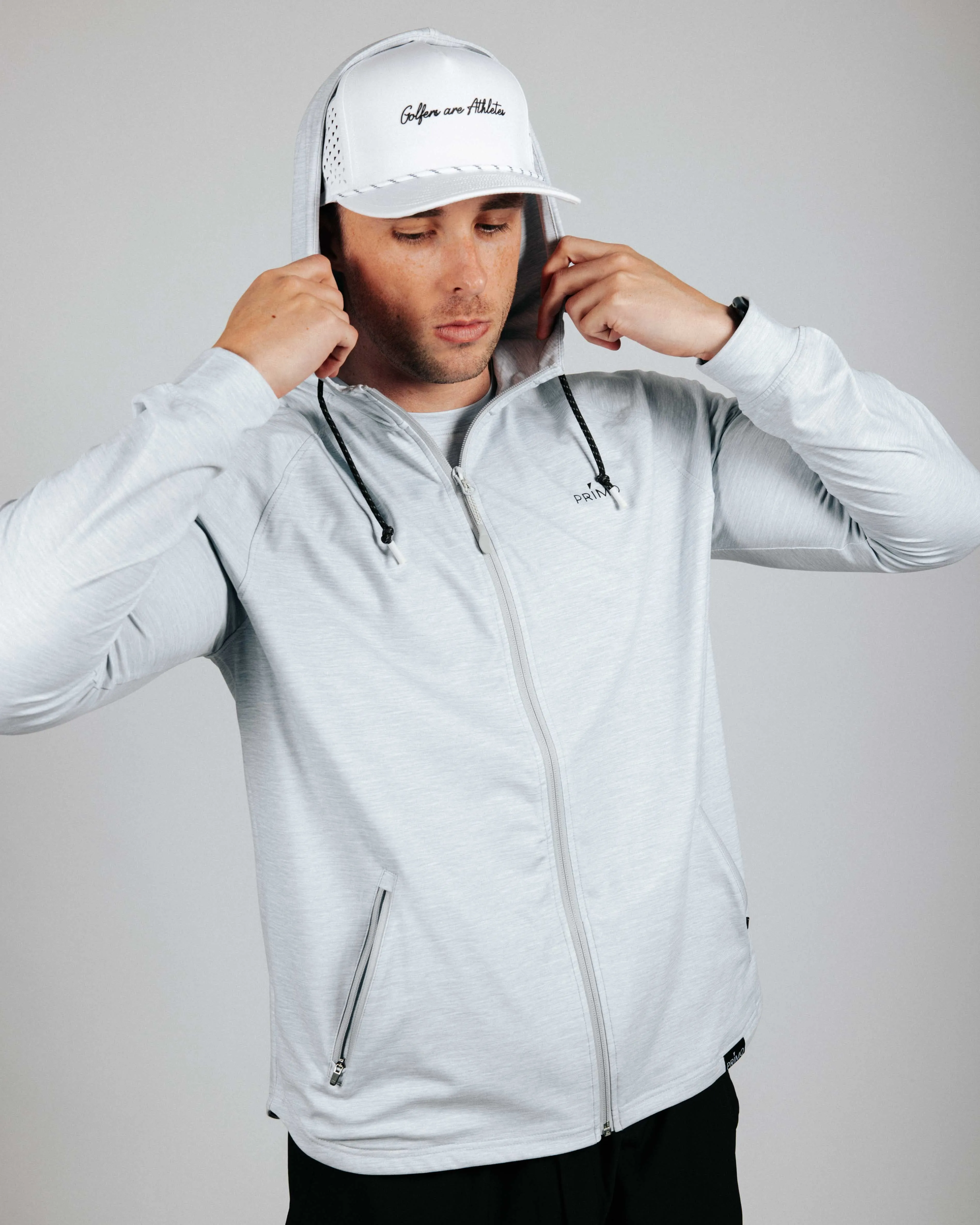 Men's Light Gray Active Jacket,Men Top