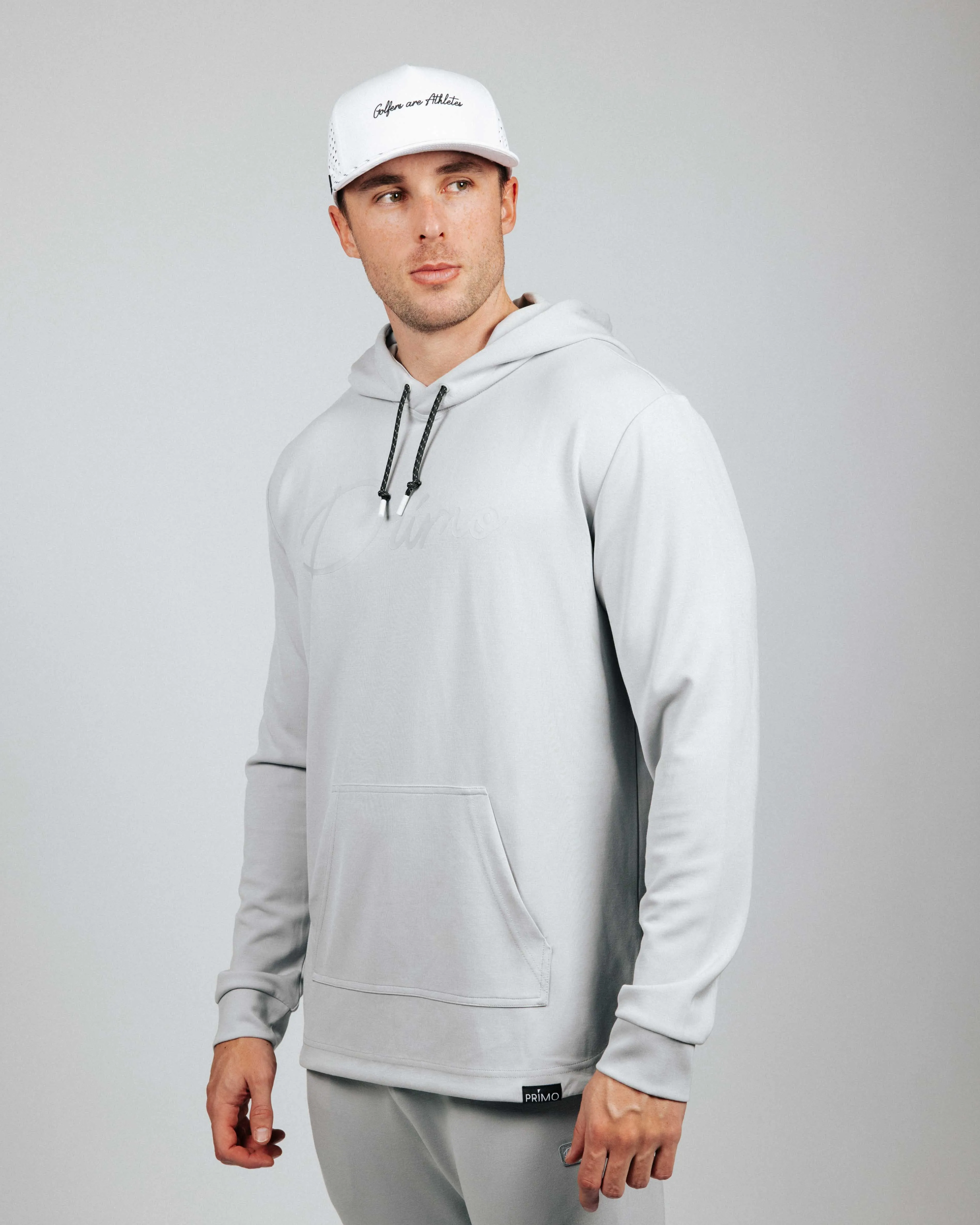 Men's Light Gray Recovery Hoodie,Men Top