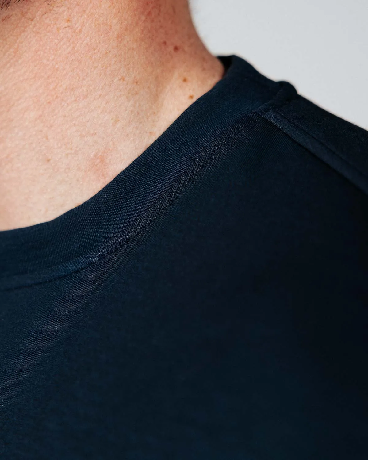 Men's Navy Golf Crew Neck,Men Top