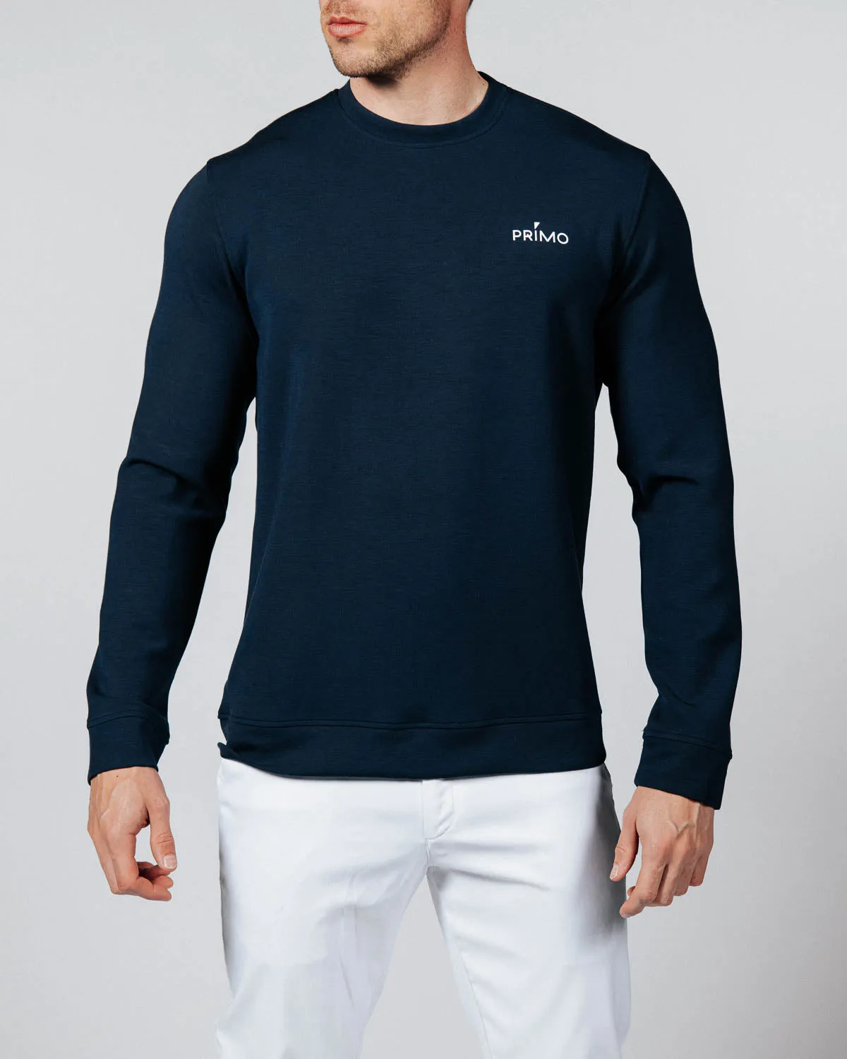 Men's Navy Golf Crew Neck,Men Top