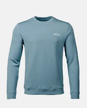 Men's Stone Blue Golf Crew Neck,Men Top