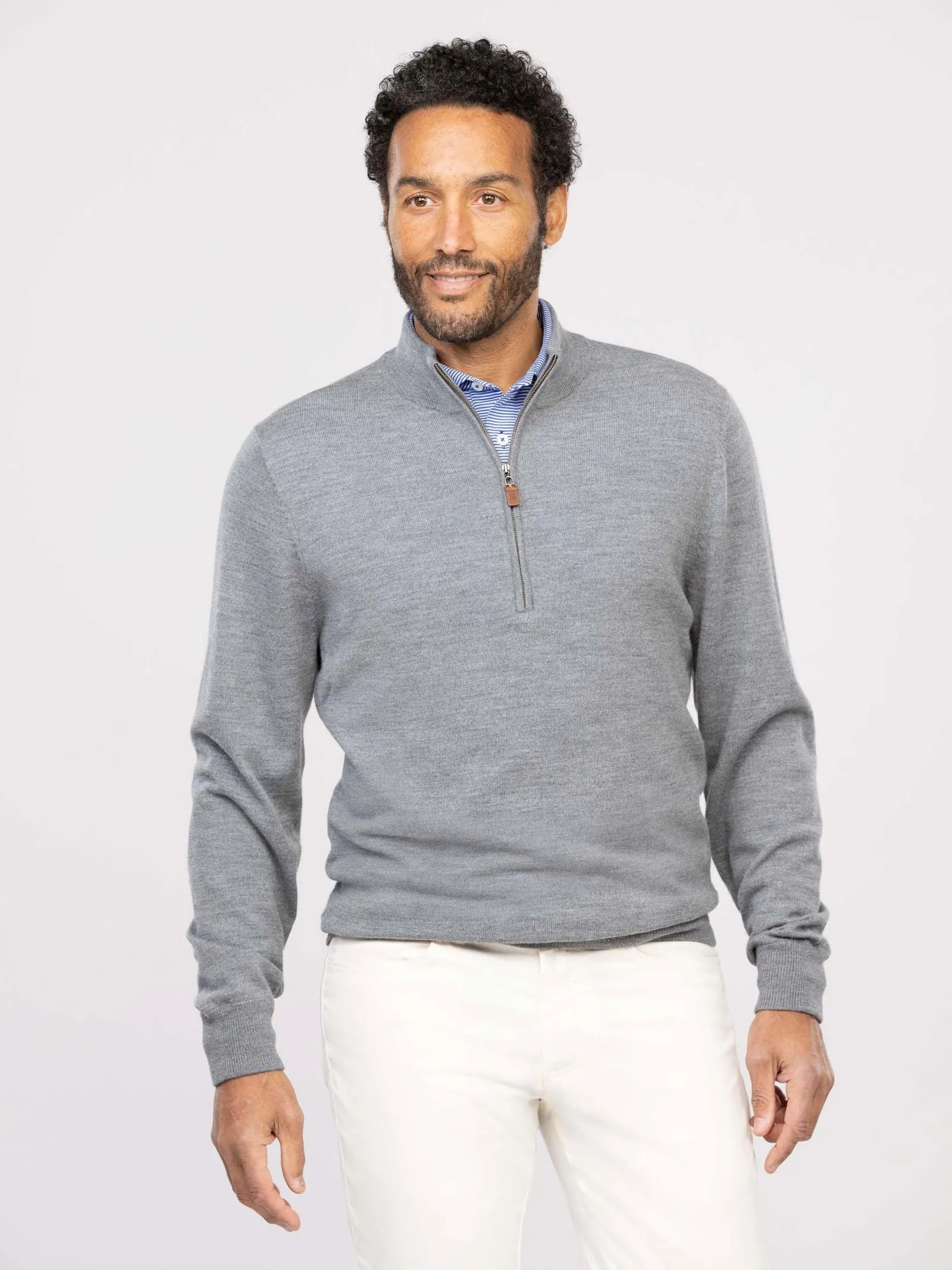 Merino Quarter-Zip Sweater