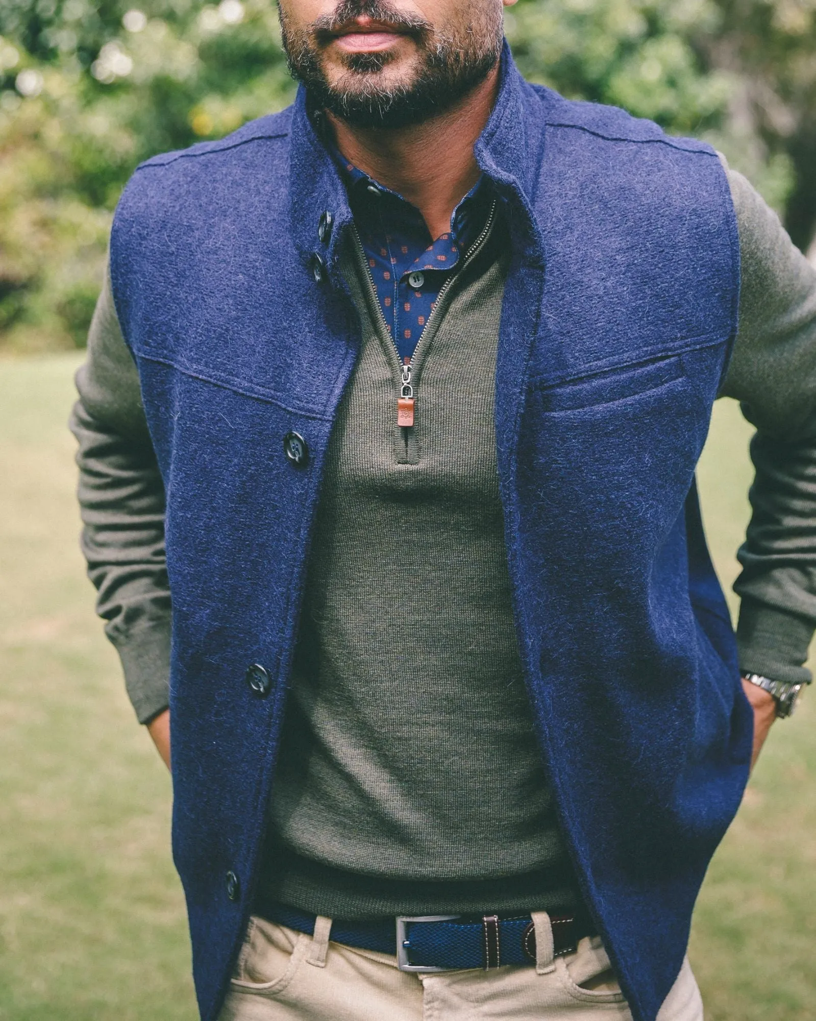 Merino Quarter-Zip Sweater