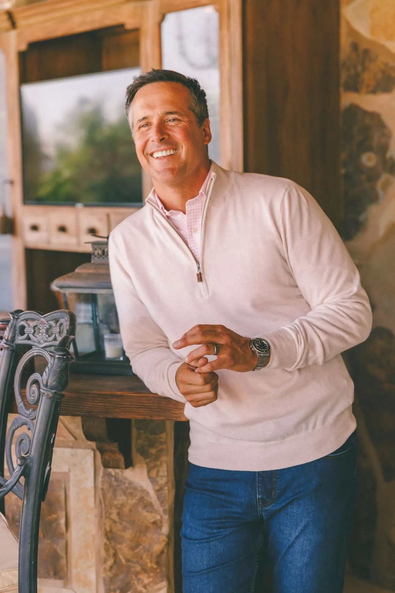 Merino Quarter-Zip Sweater