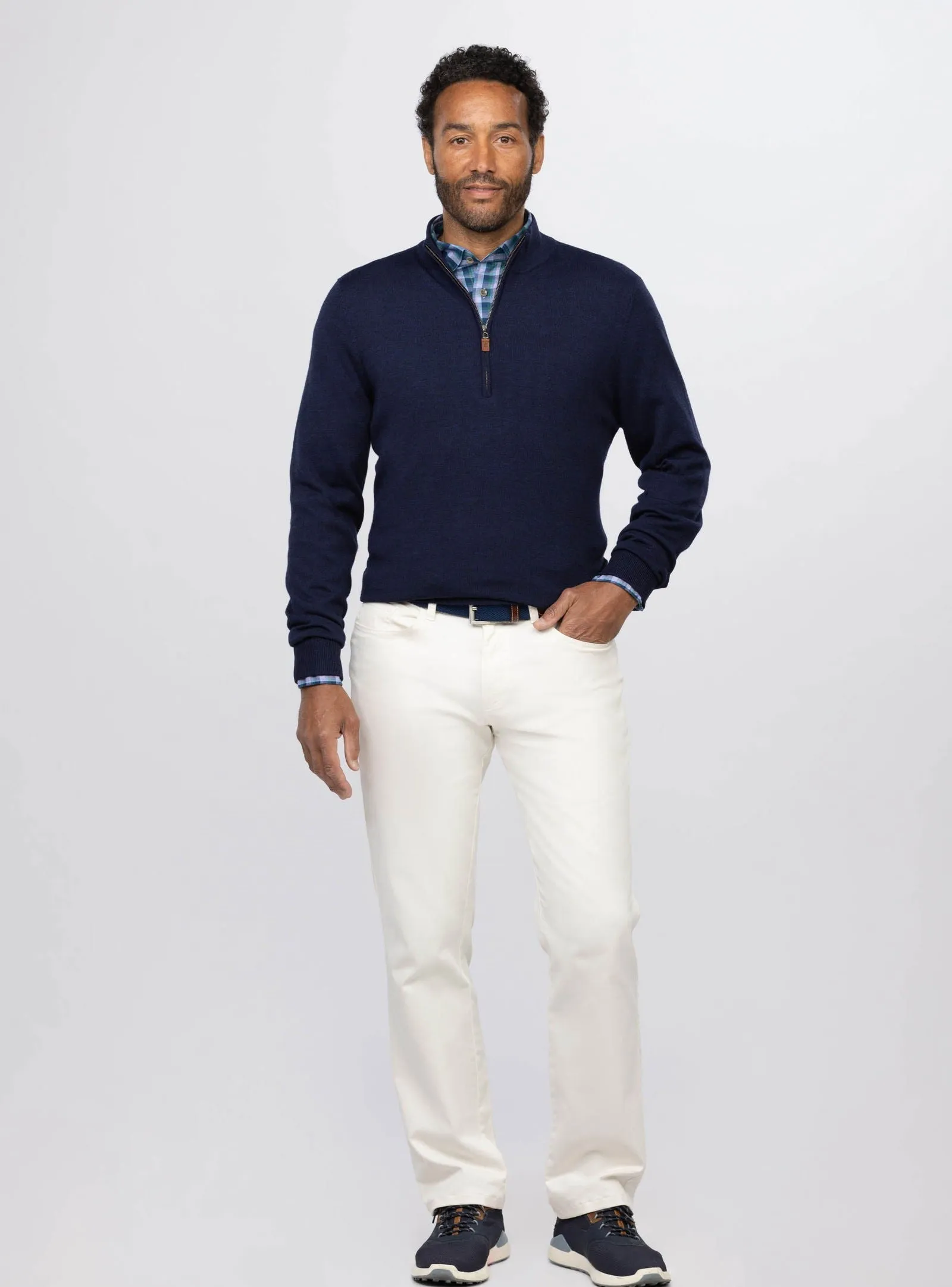 Merino Quarter-Zip Sweater