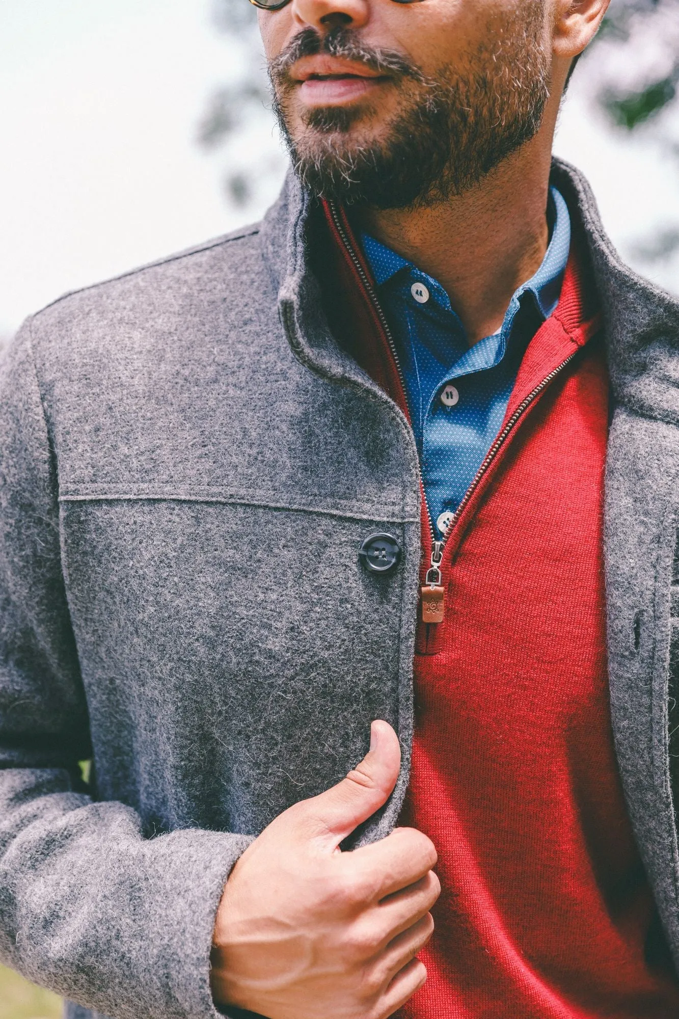 Merino Quarter-Zip Sweater