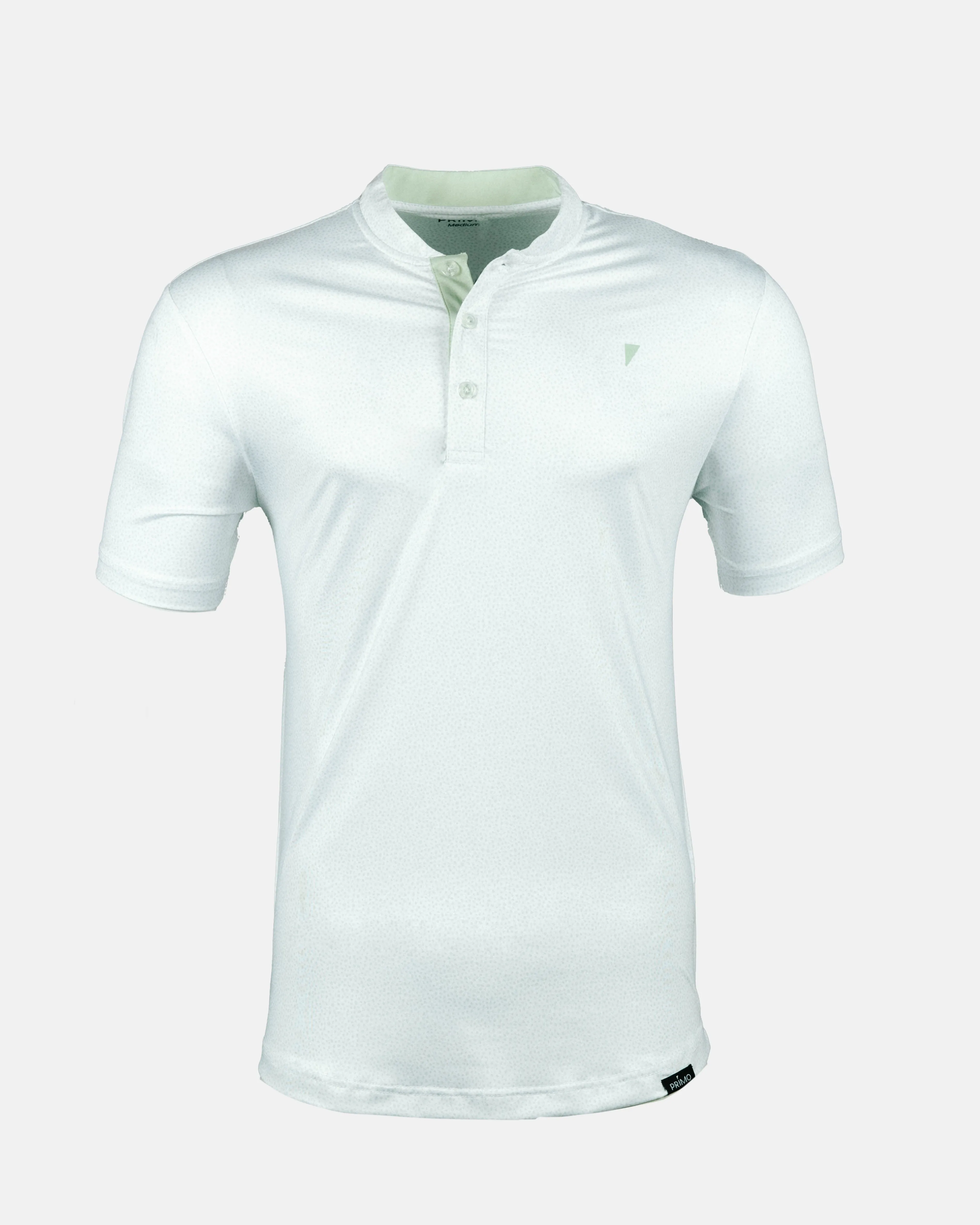 Mint Pebble Blade Collar Polo,Men Top