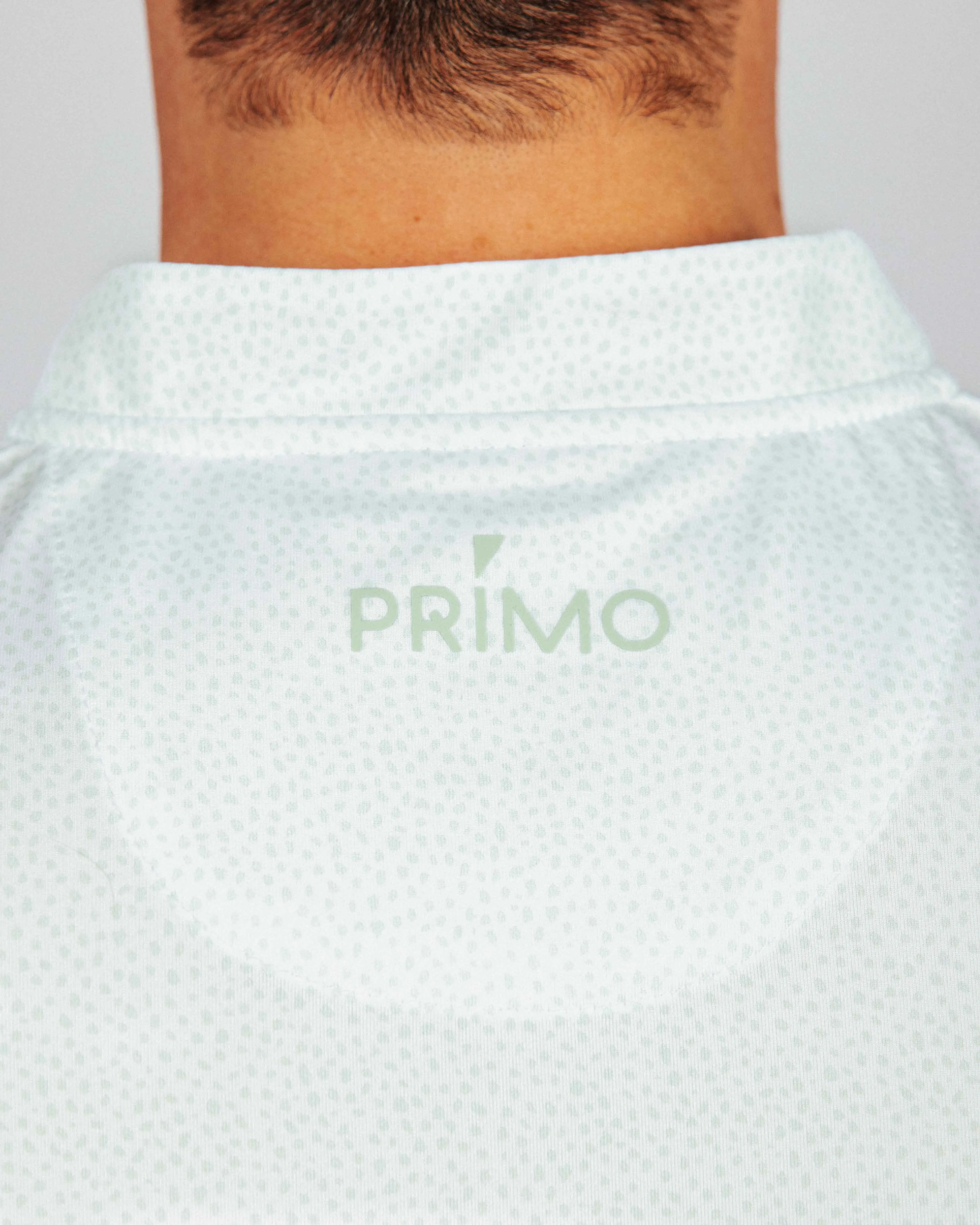 Mint Pebble Blade Collar Polo,Men Top