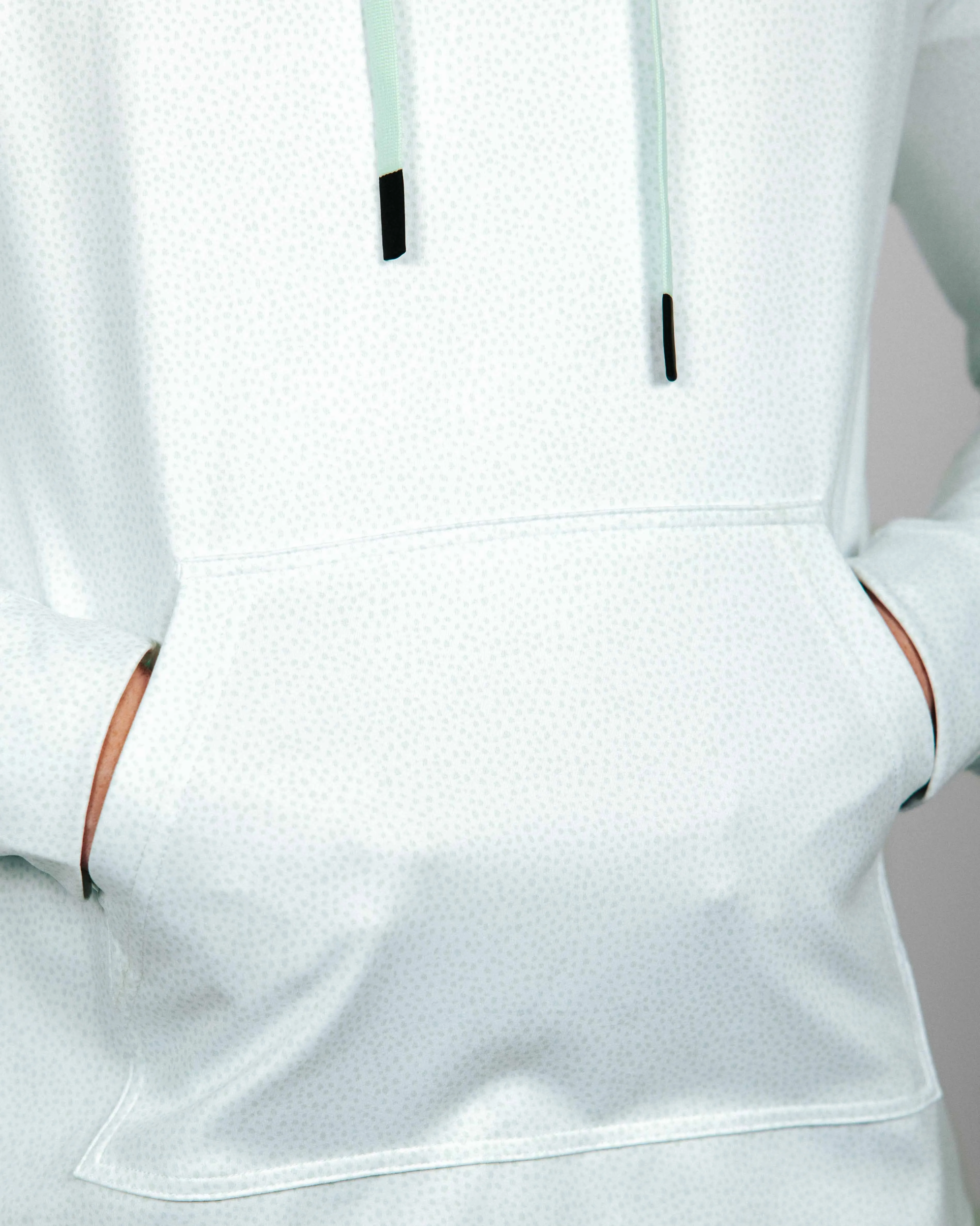 Mint Pebble Golf Hoodie,Men Top