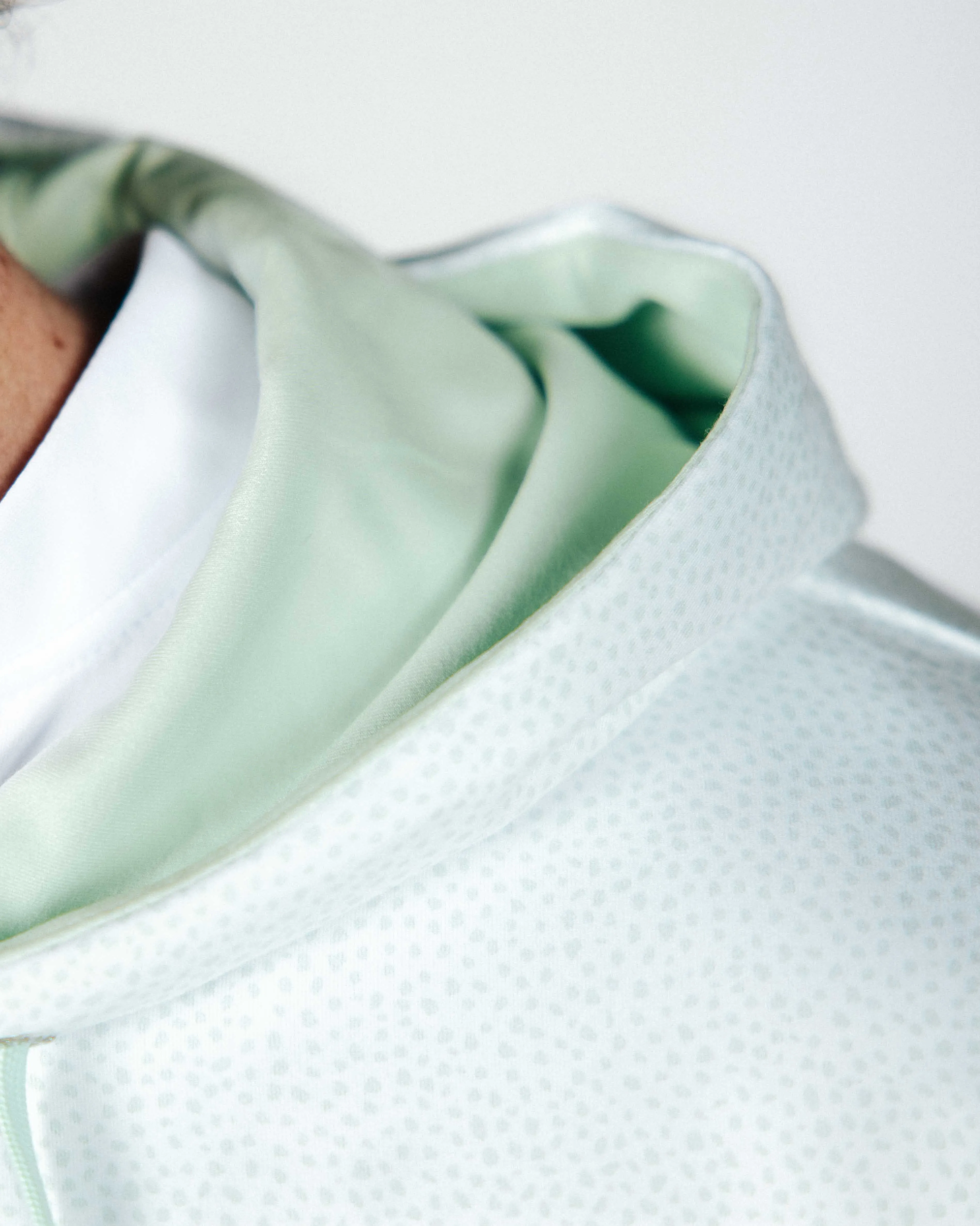 Mint Pebble Golf Hoodie,Men Top