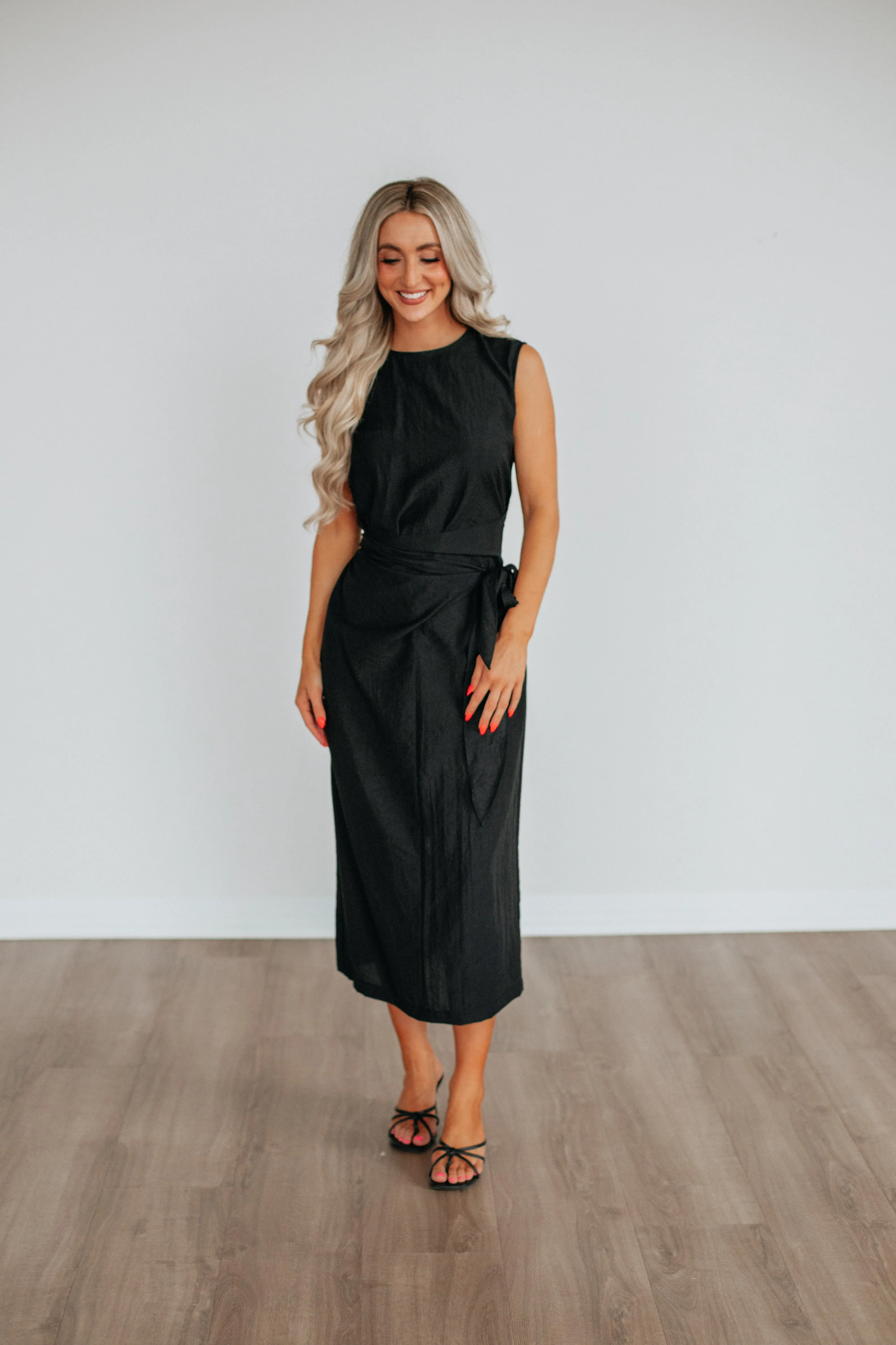 Nadine Linen Dress