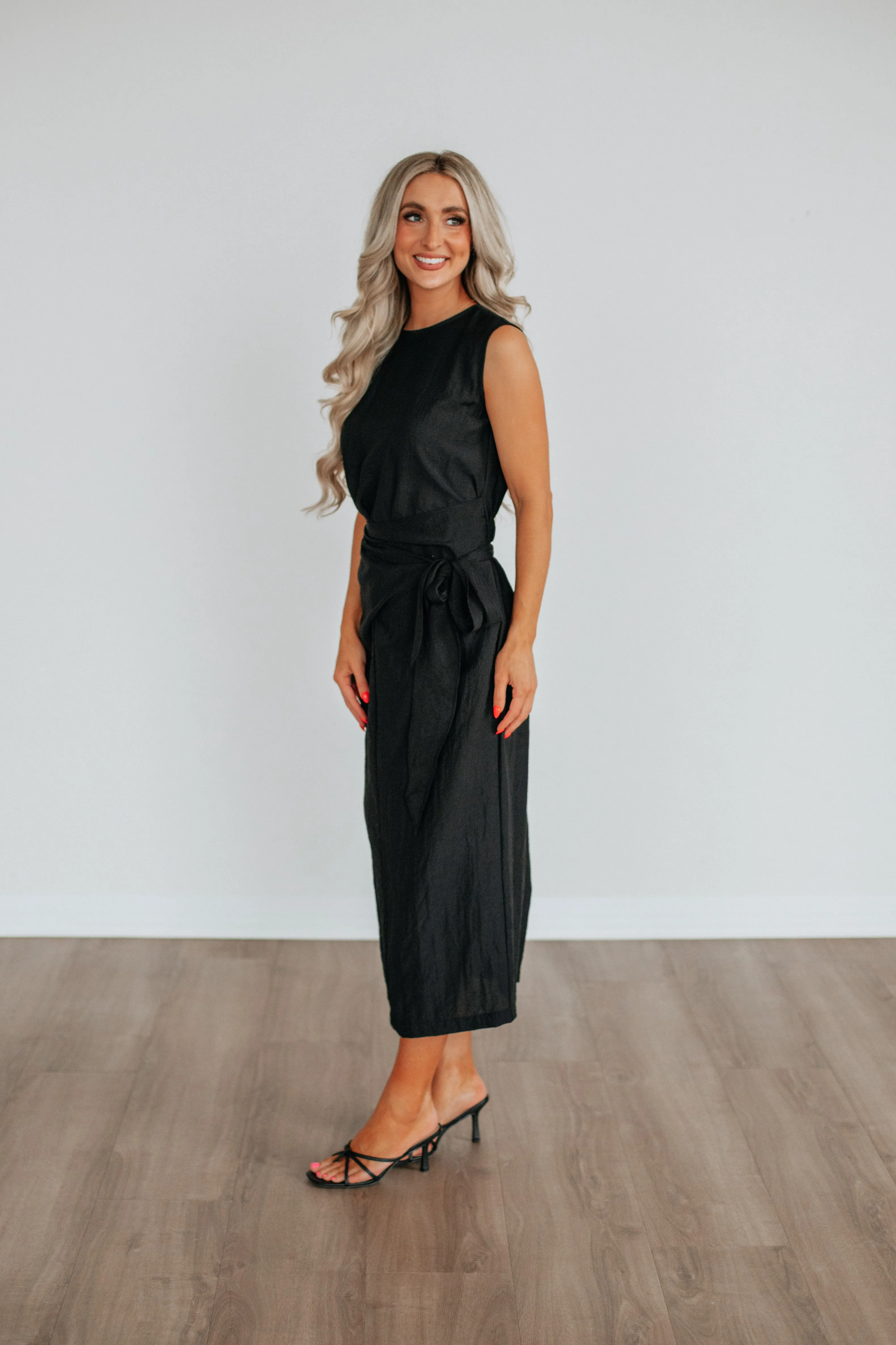 Nadine Linen Dress