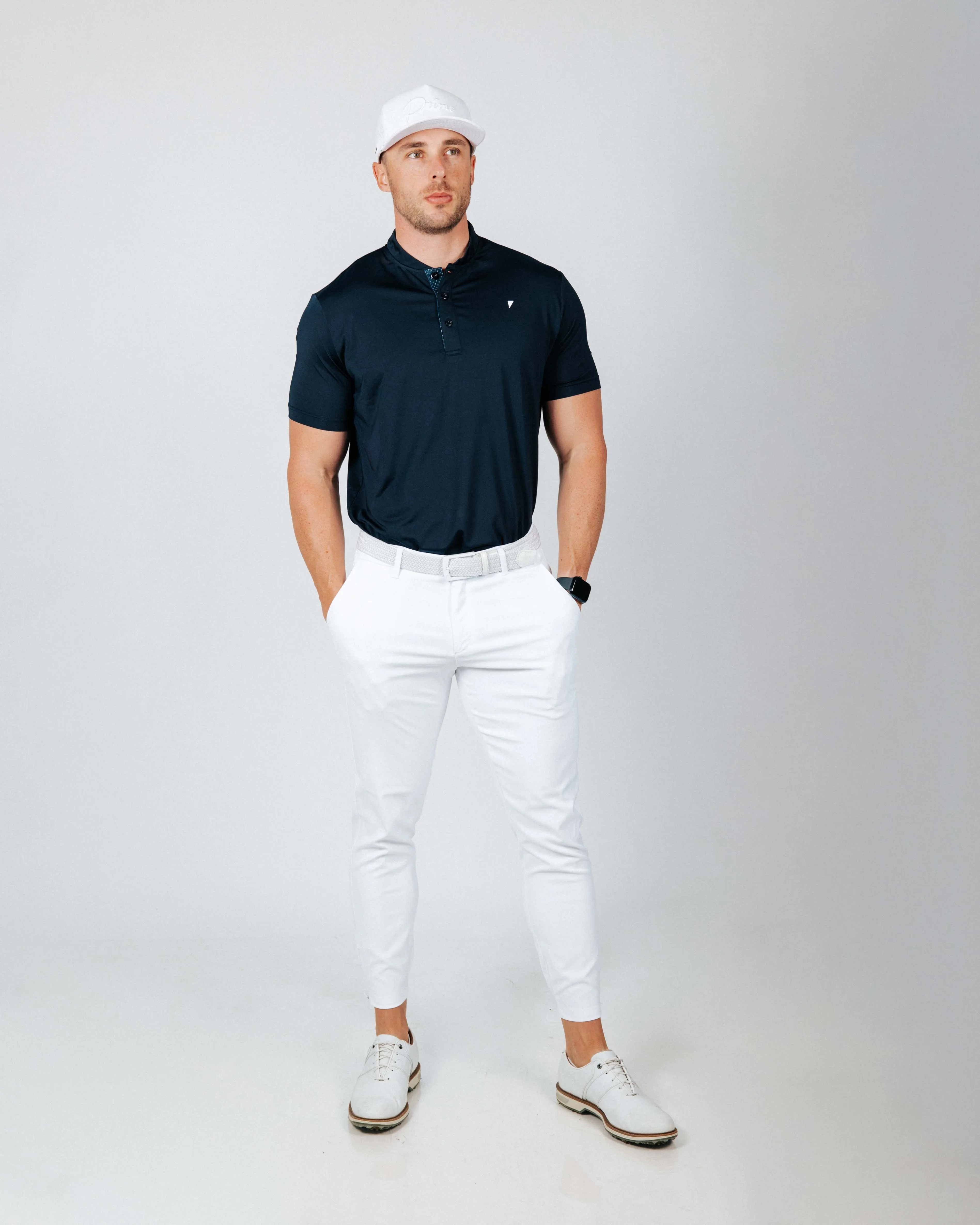Navy Blade Polo,Men Top