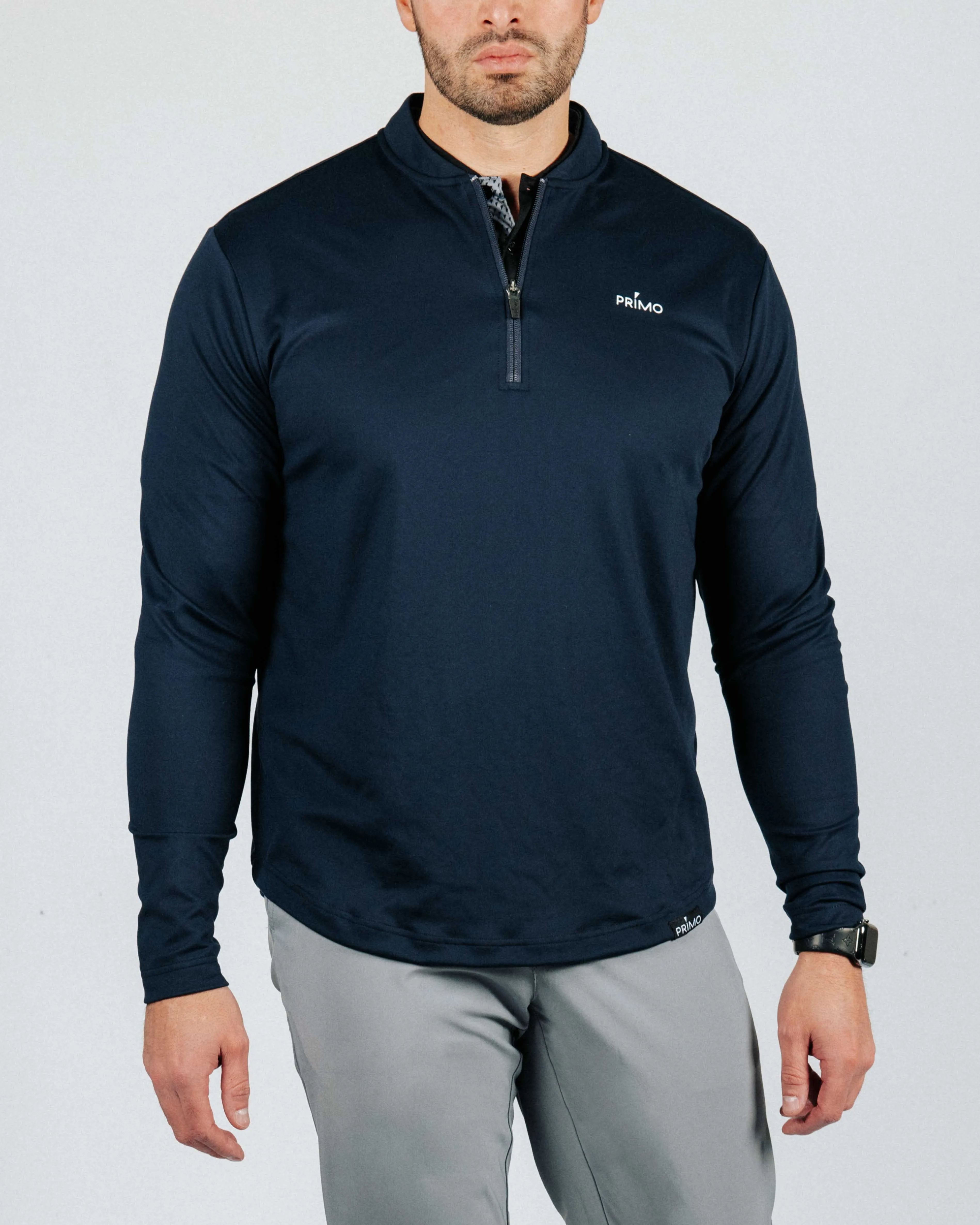 Navy Blade Quarter Zip,Men Top