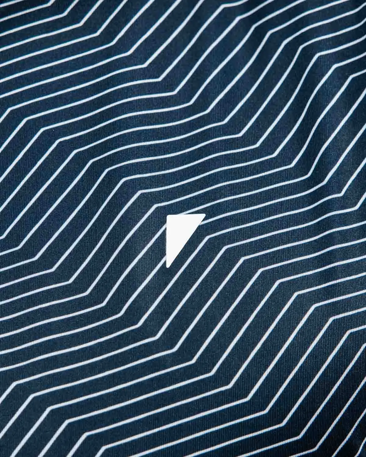 Navy Chevron Classic Polo,Men Top