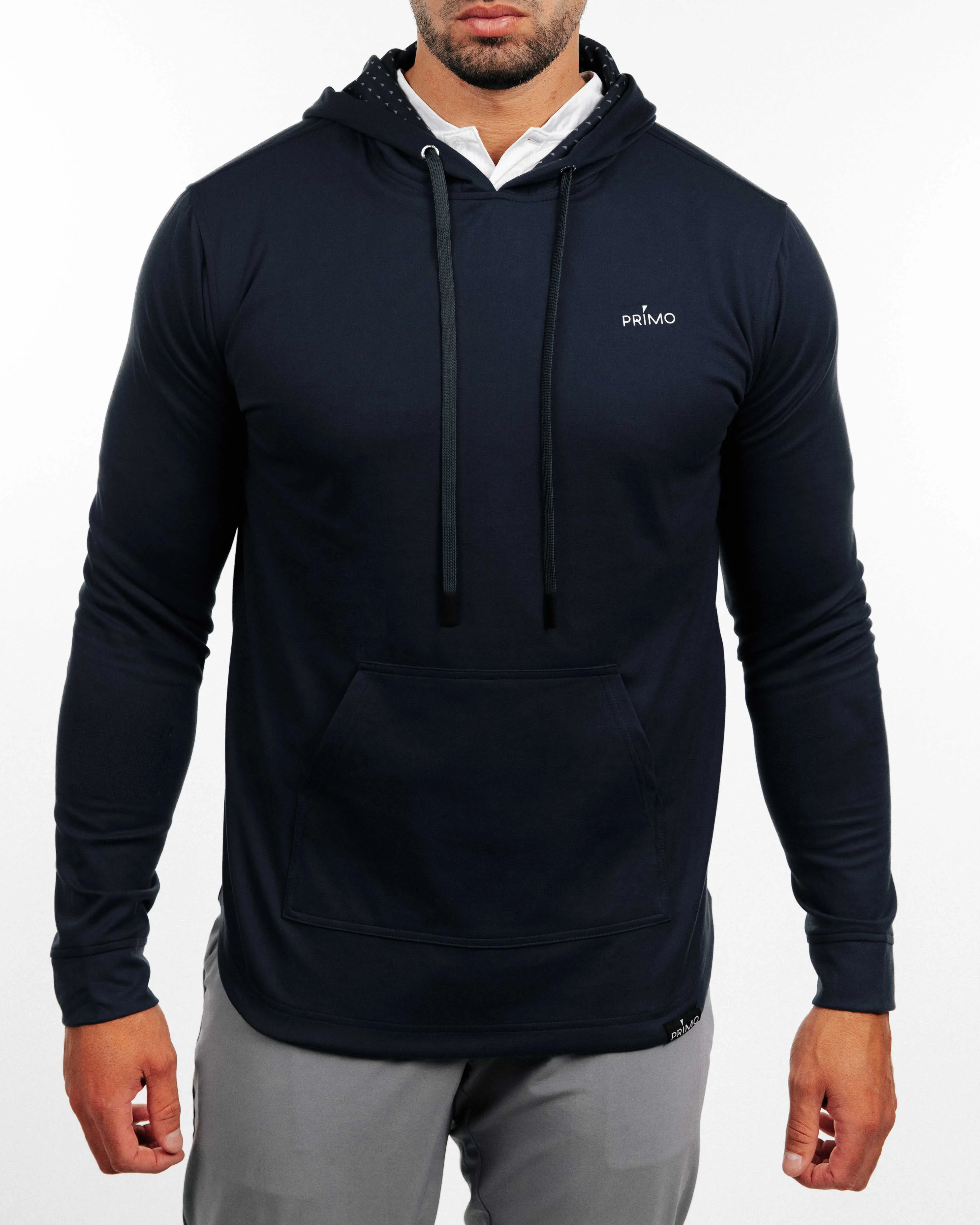 Navy Golf Hoodie,Men Top