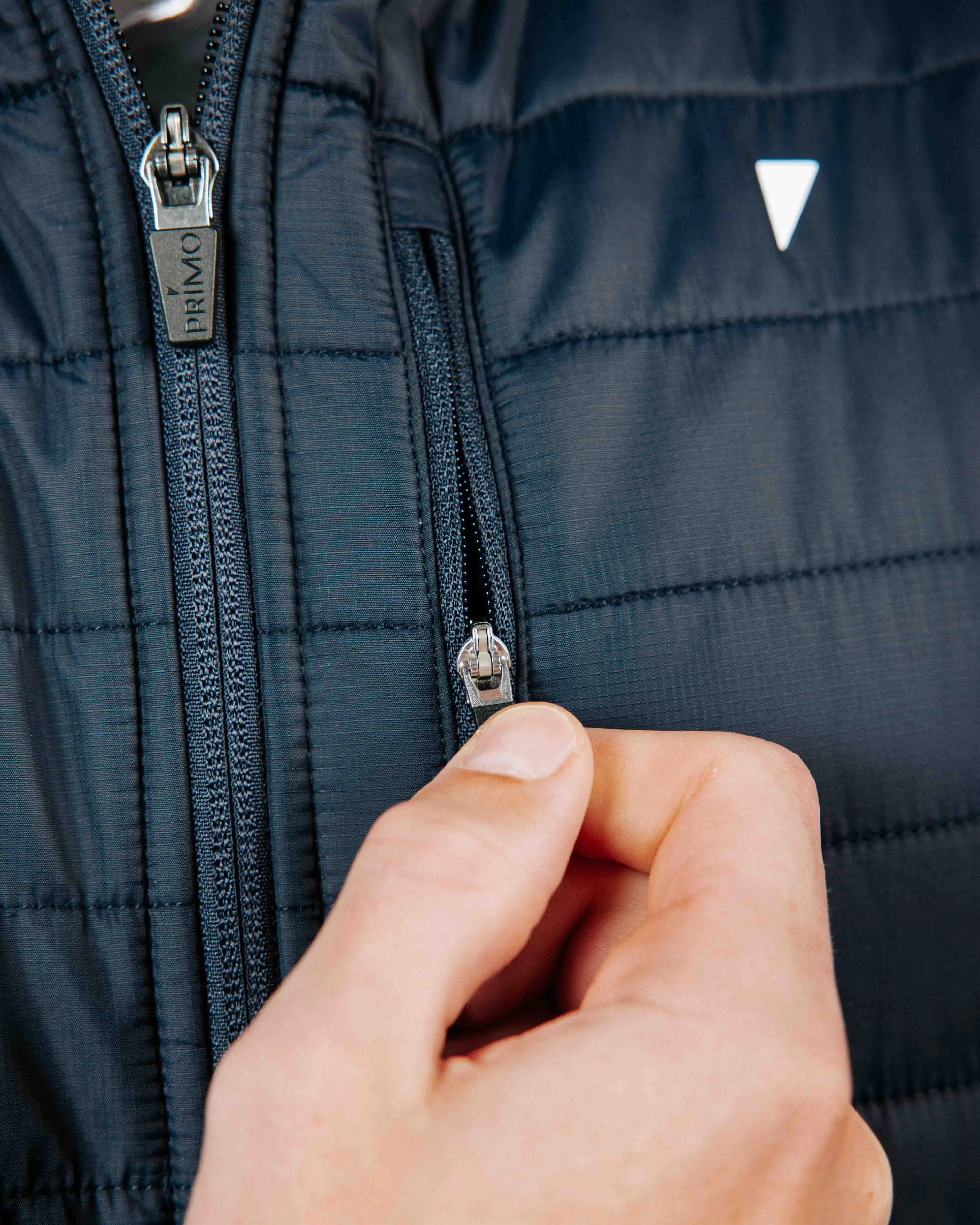 Navy Hybrid Jacket,Men Top