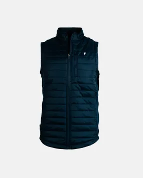 Navy Puff Vest,Men Top