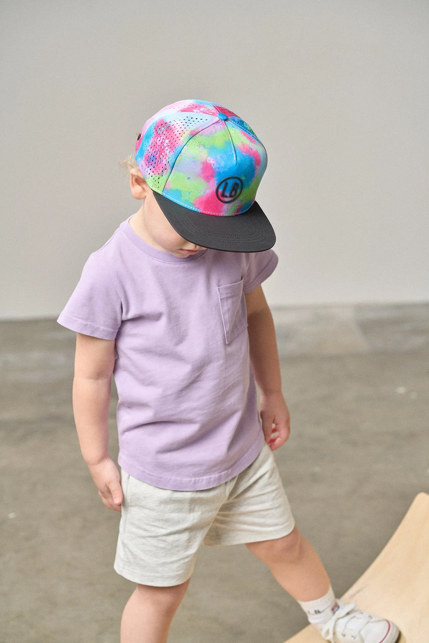 Neon Watercolor Hat