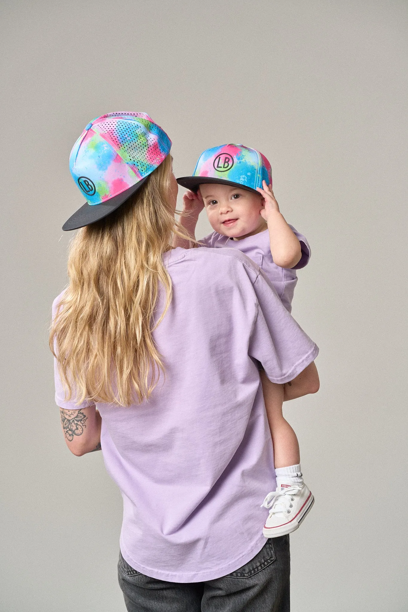 Neon Watercolor Hat