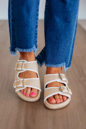 One Step Closer Sandals - Natural Mix
