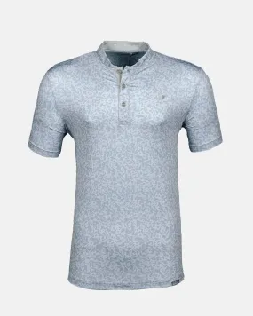 Pale Gray First Cut Blade Polo,Men Top
