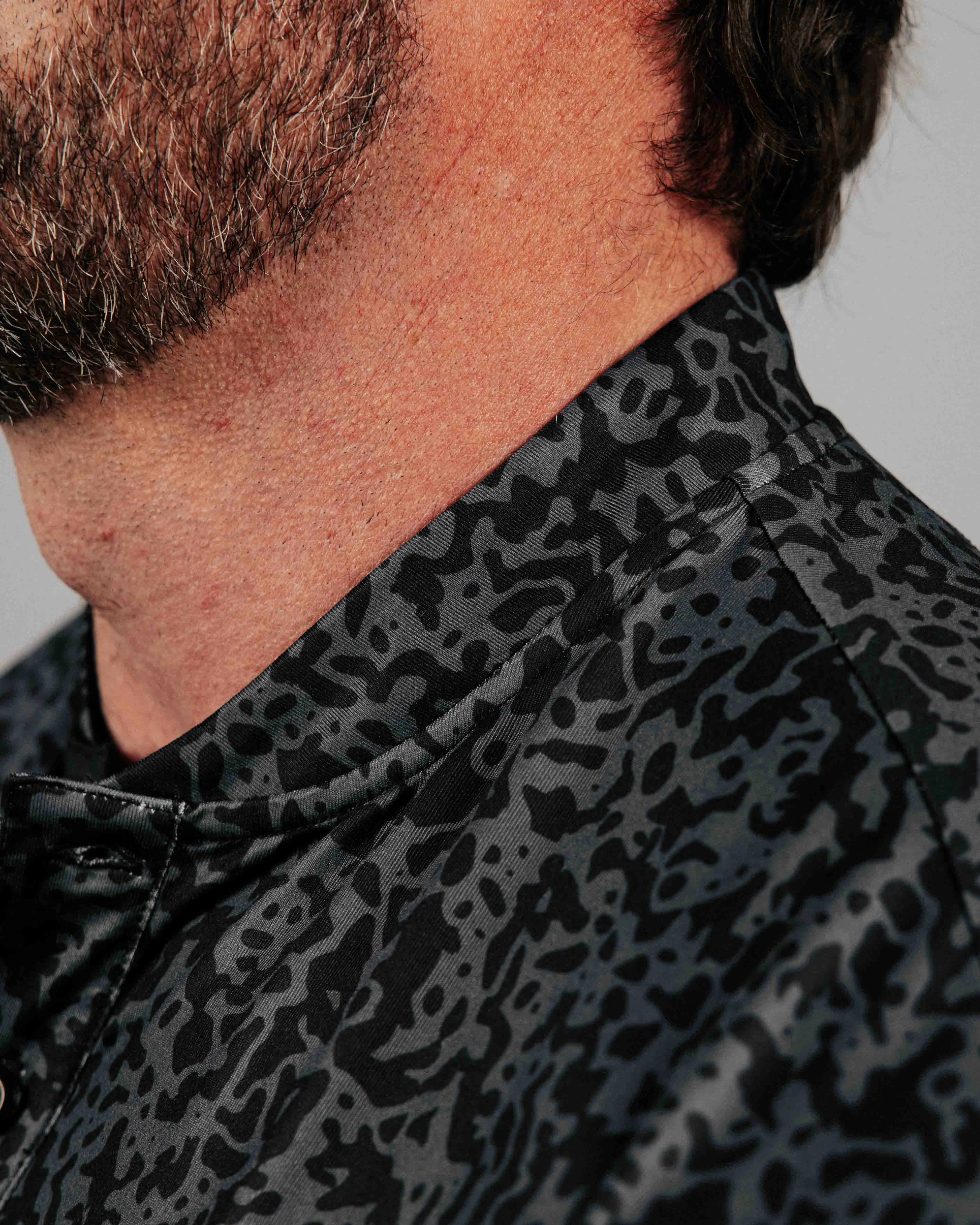 Panther Blade Collar Polo,Men Top