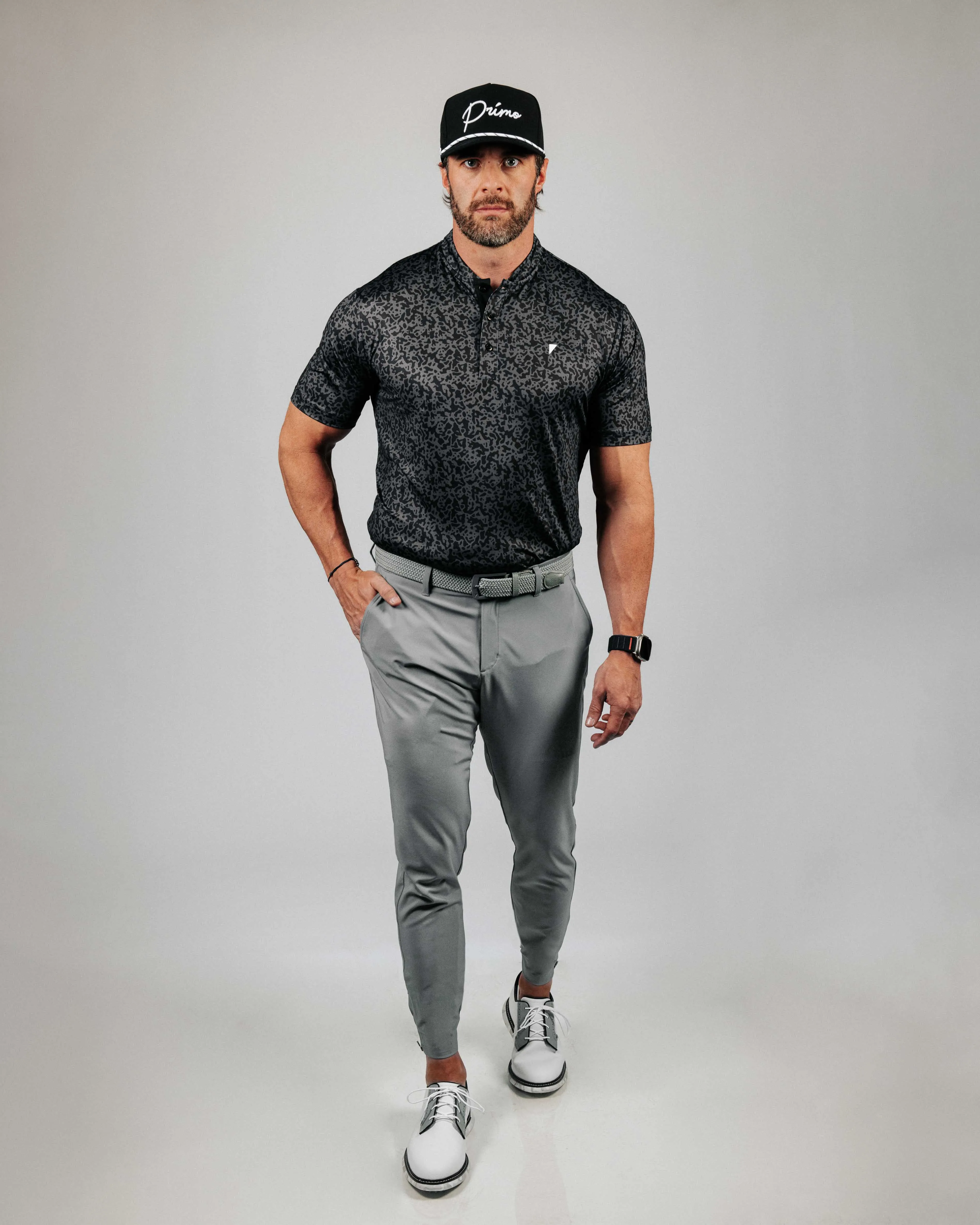 Panther Blade Collar Polo,Men Top