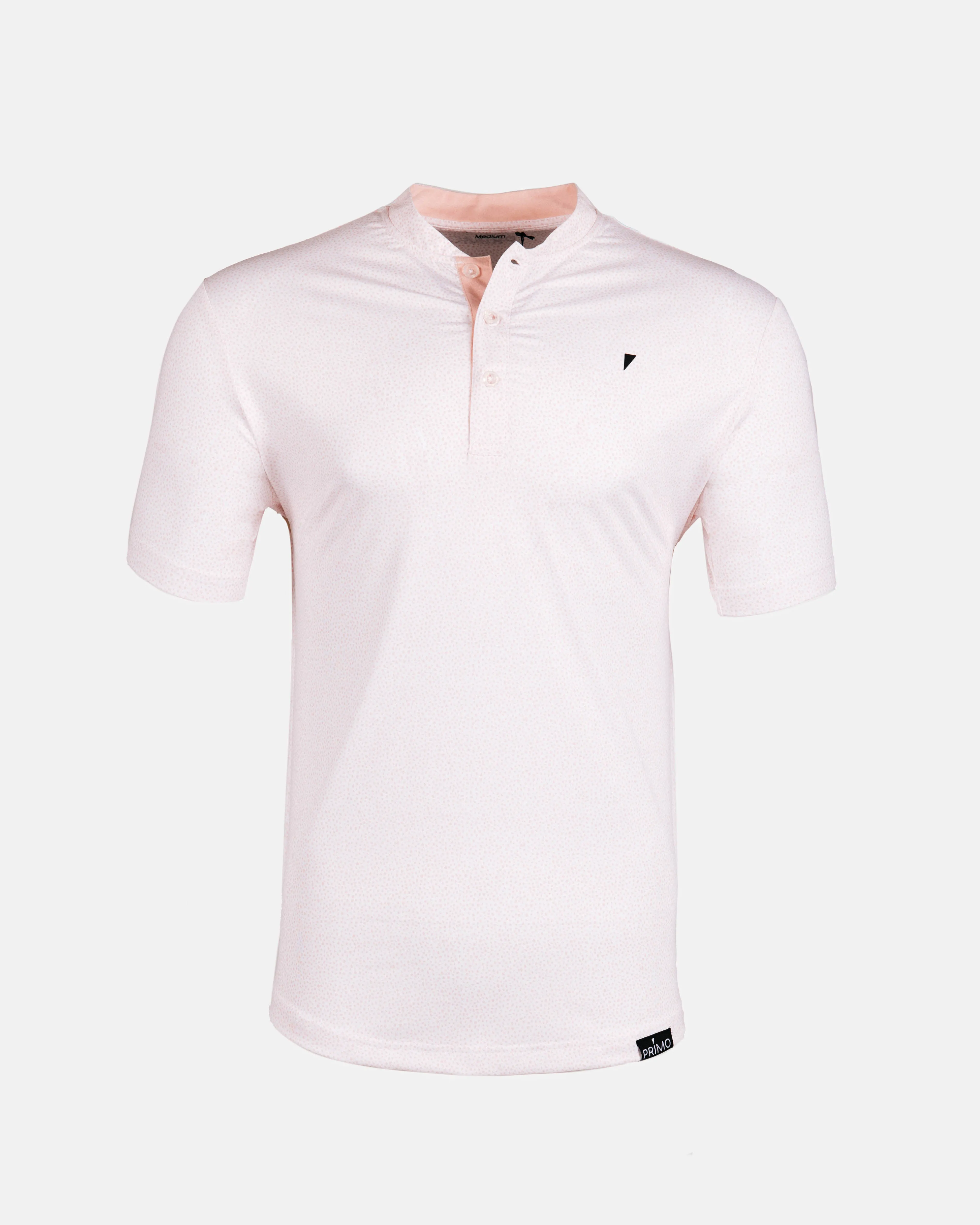 Pink Pebble Blade Polo,Men Top