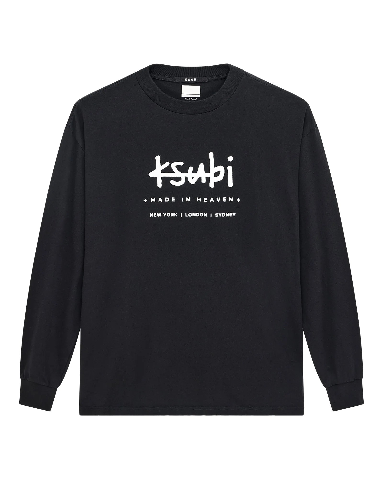 PLATED LS TEE BLACK