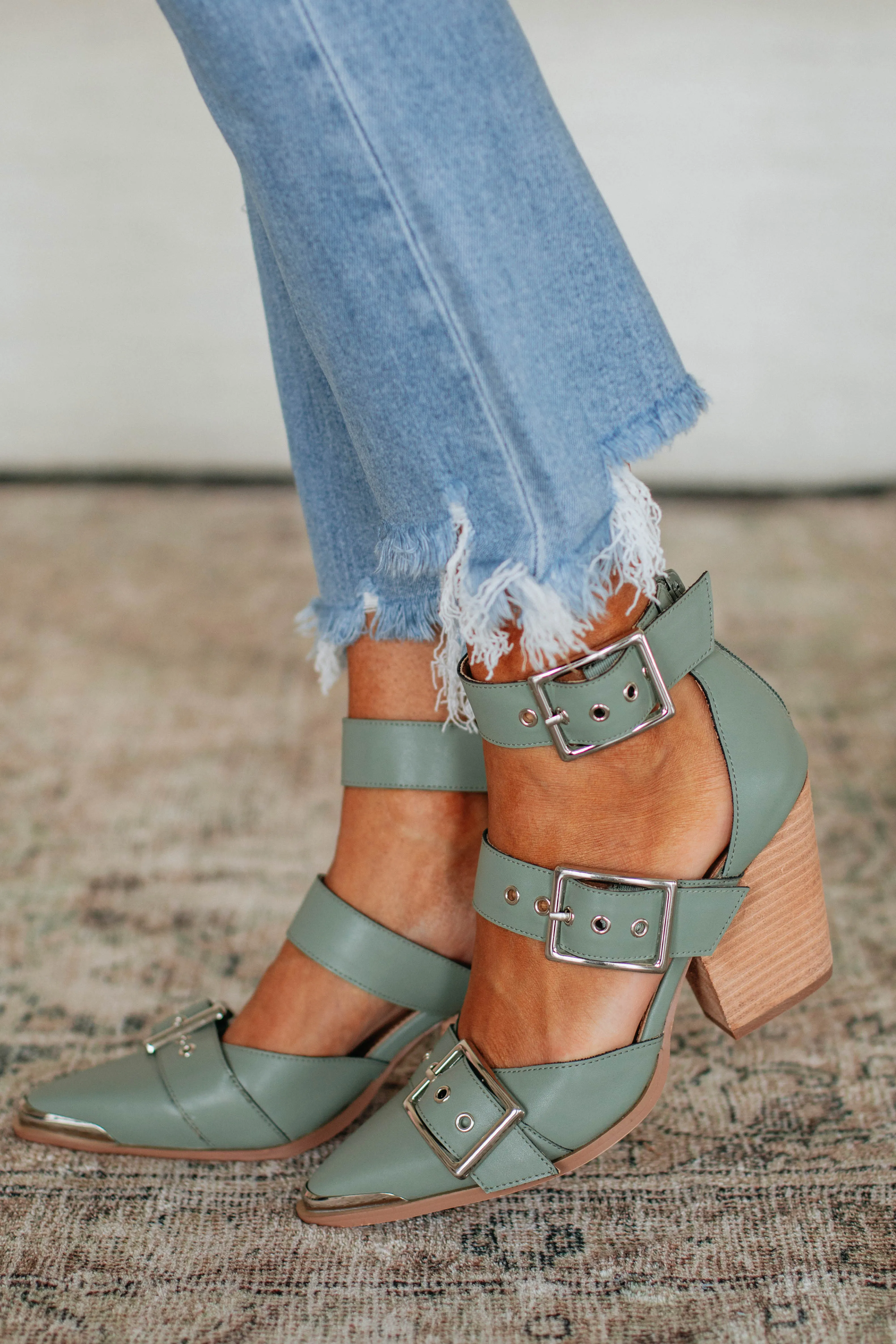 Proving My Point Heels - Sage