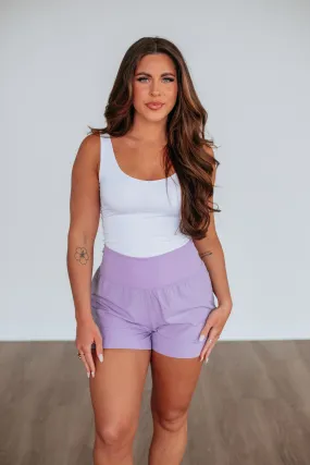 Rayla Active Shorts - Lavender