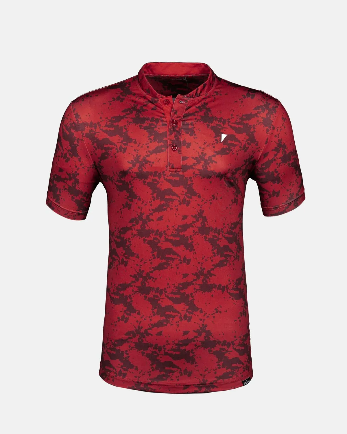 Red Splatter Blade Polo,Men Top