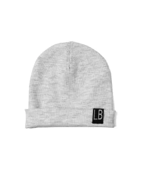 Ribbed Beanie - Grey