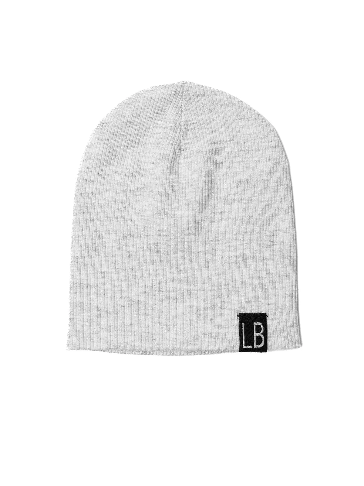 Ribbed Beanie - Grey