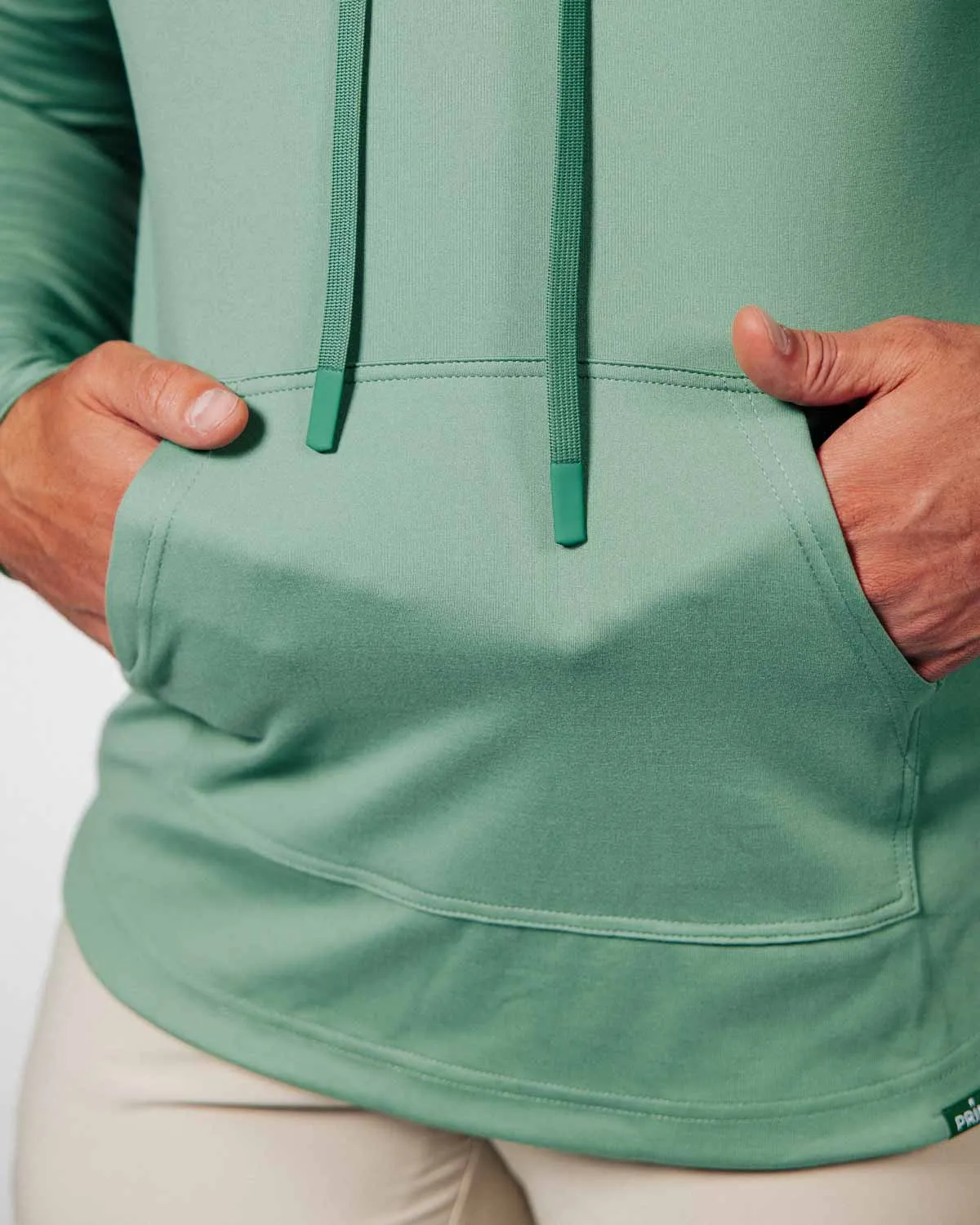 Sage Sandstone Golf Hoodie,Men Top