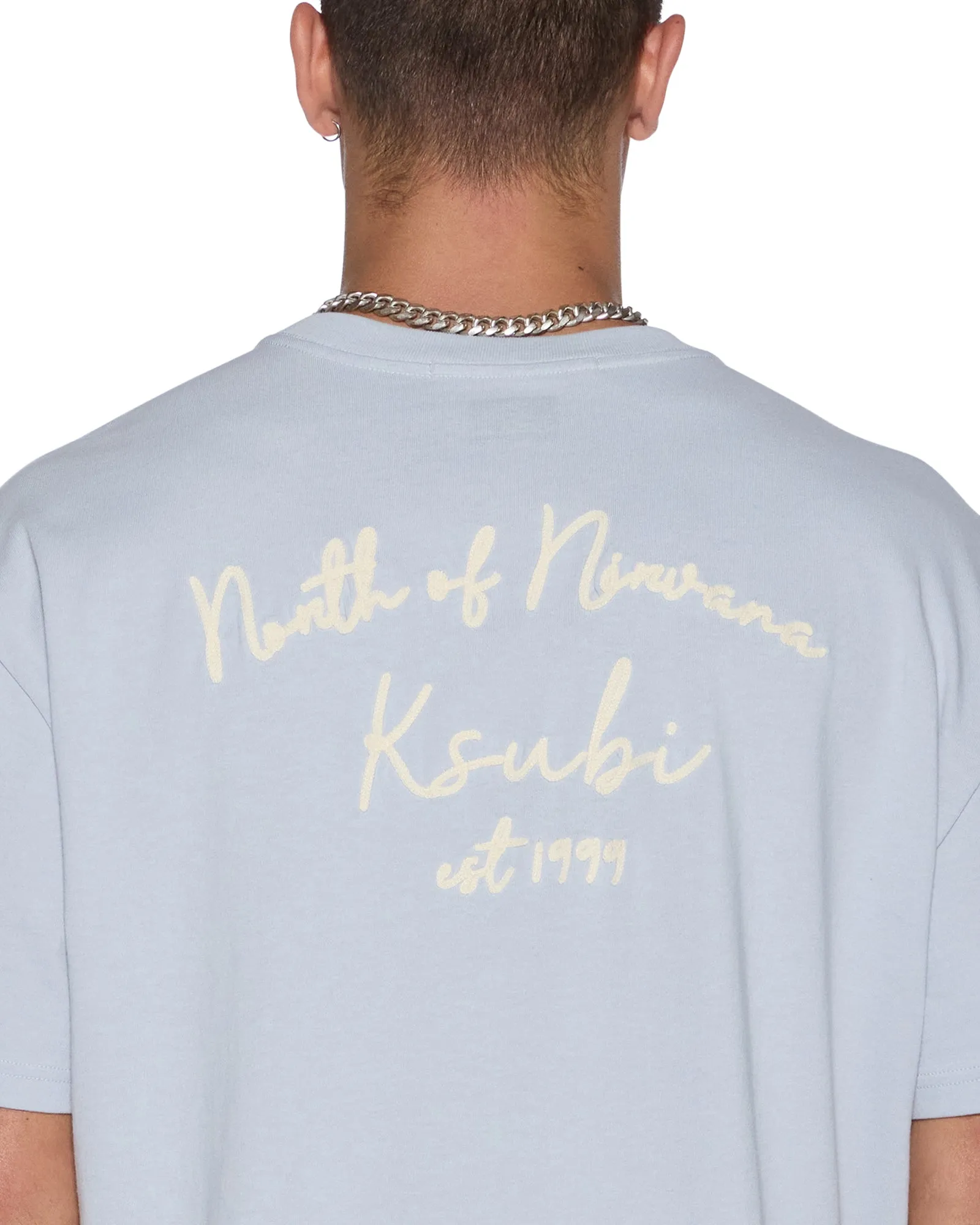 SALUD BIGGIE SS TEE BLUE MIST