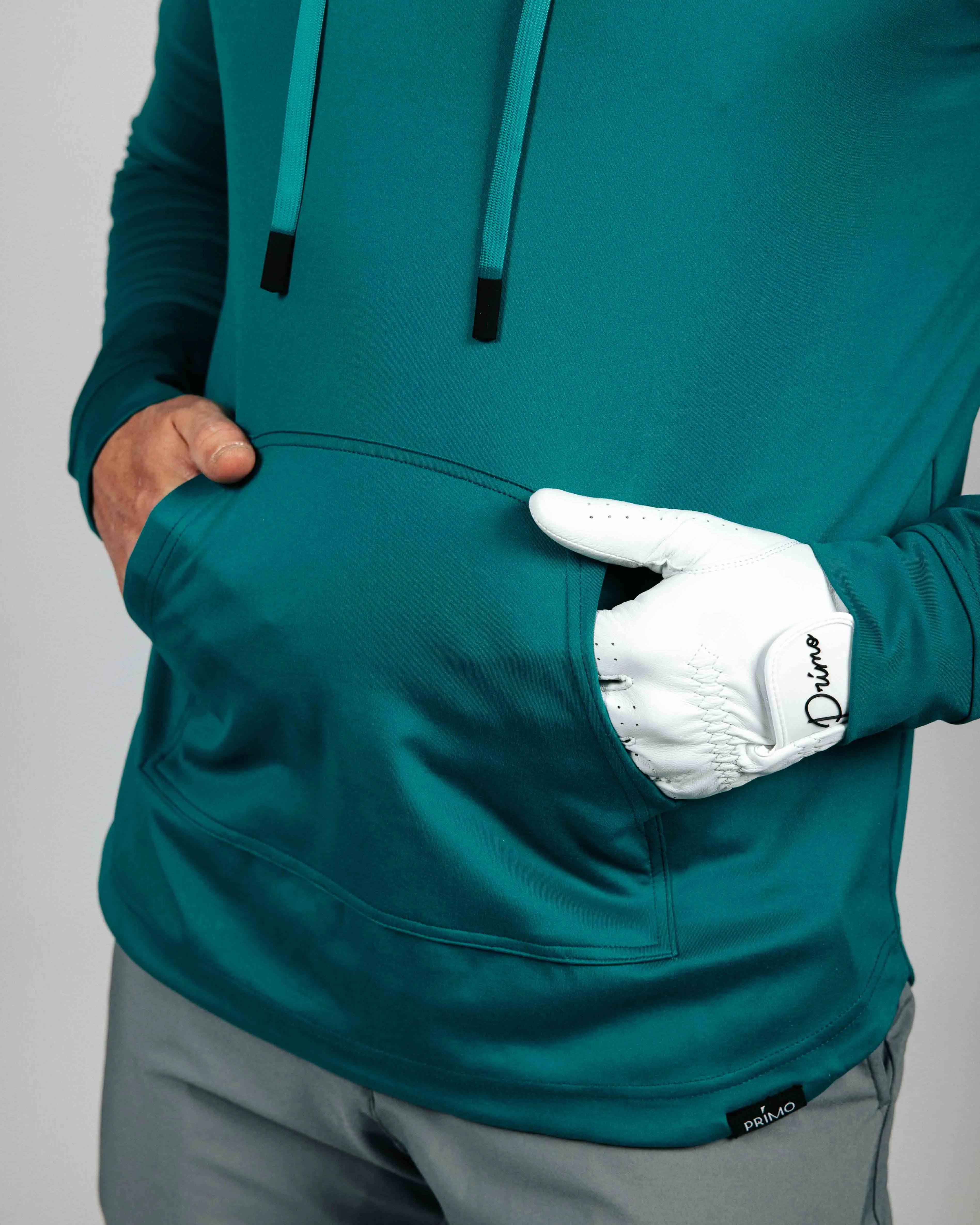 Sequoia Green Golf Hoodie,Men Top