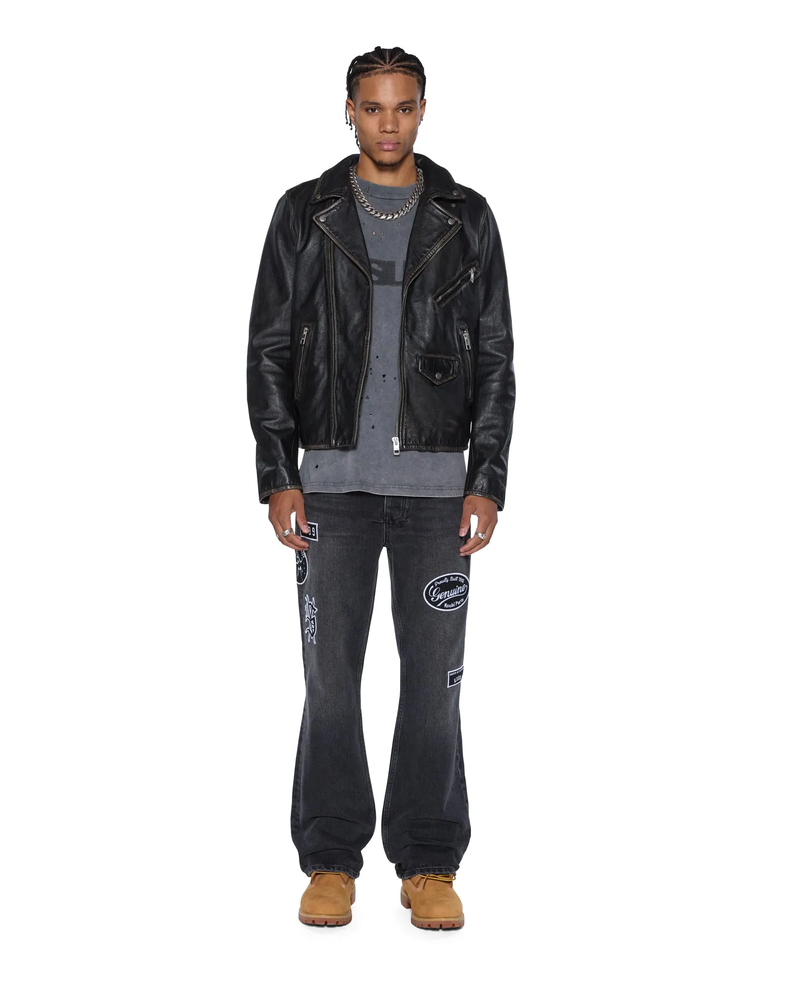 SOTT CAPITOL LEATHER JACKET BLACK