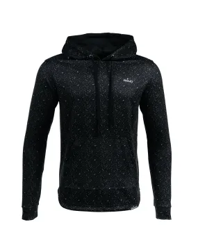 Speckled Black Golf Hoodie,Men Top