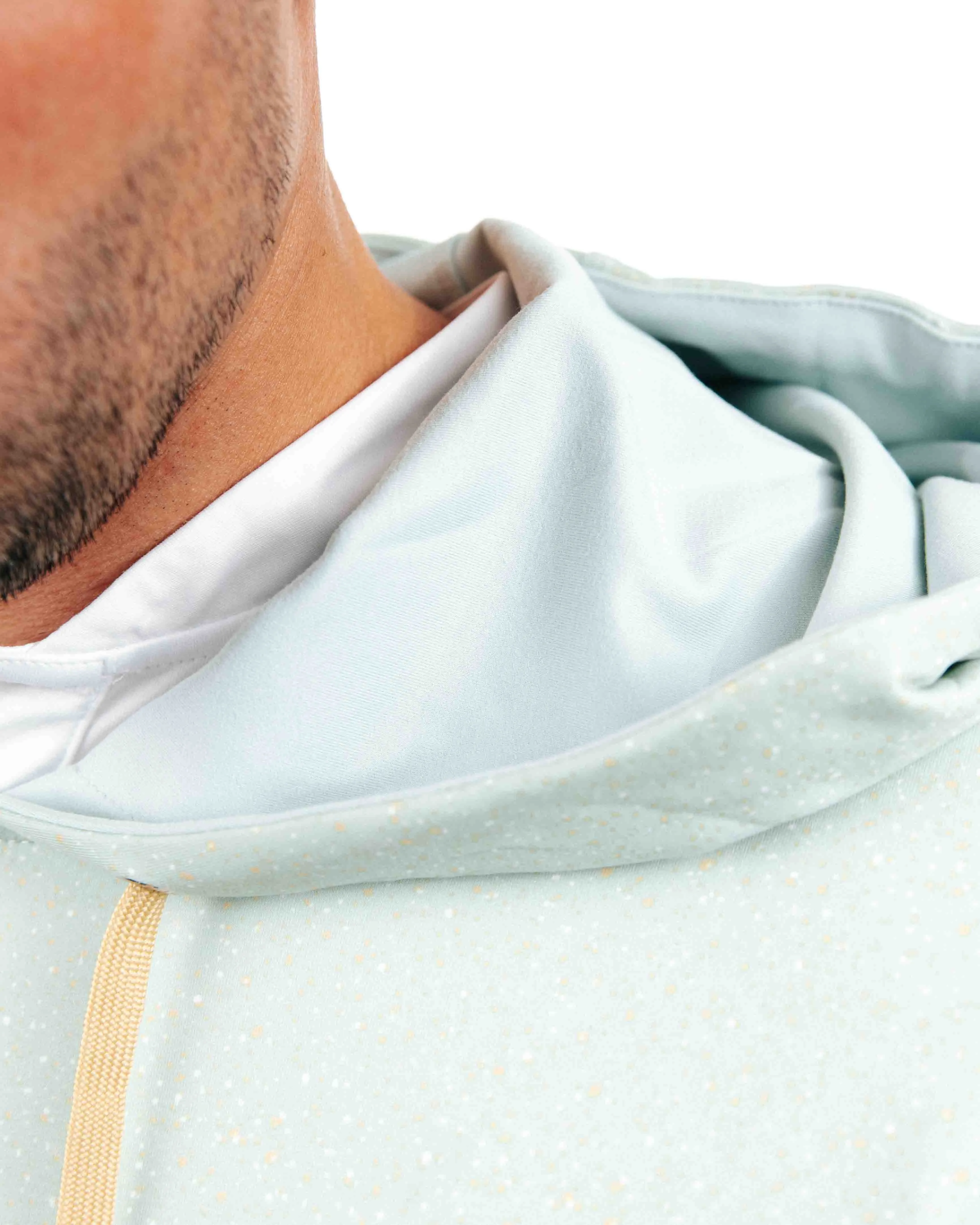 Speckled Sage Golf Hoodie,Men Top