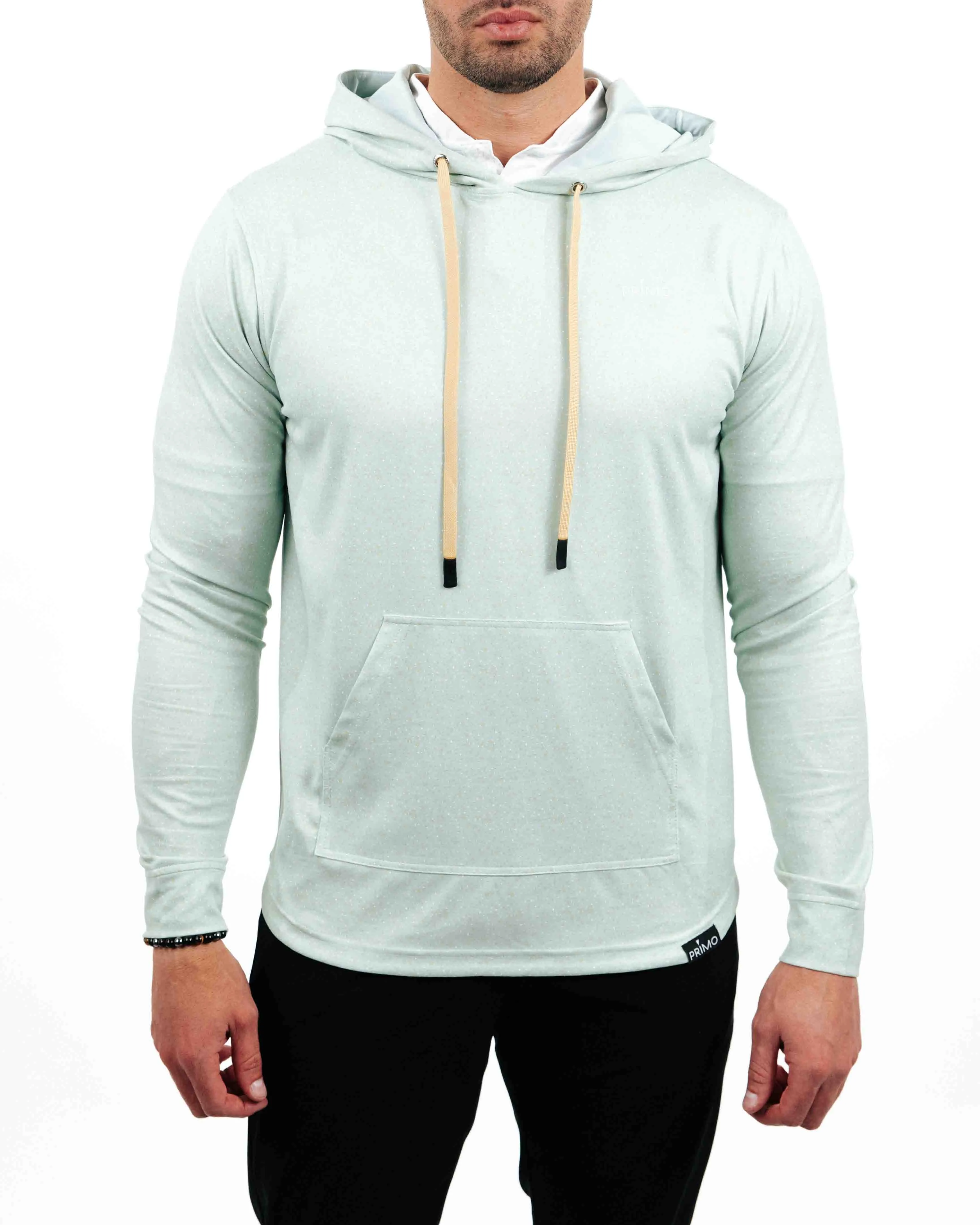 Speckled Sage Golf Hoodie,Men Top