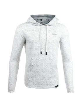 Speckled White Golf Hoodie,Men Top