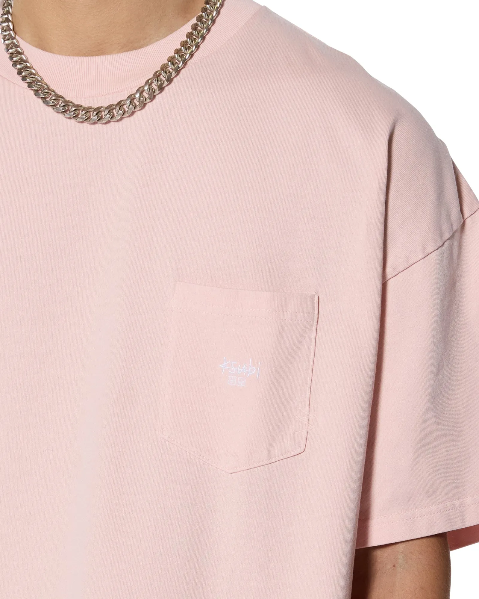 STAMP EKCESS POCKET SS TEE MAGNOLIA