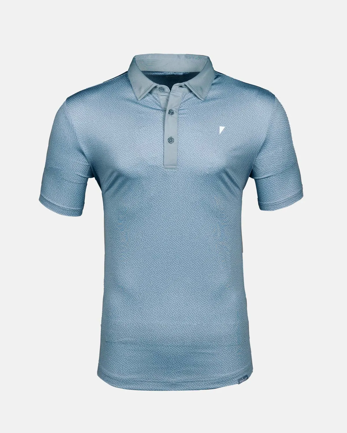 Storm Blue Maze Classic Polo,Men Top