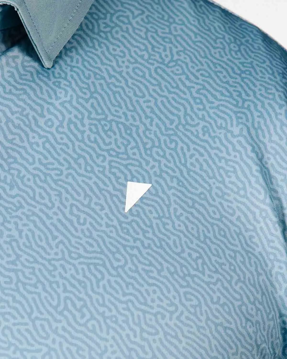 Storm Blue Maze Classic Polo,Men Top