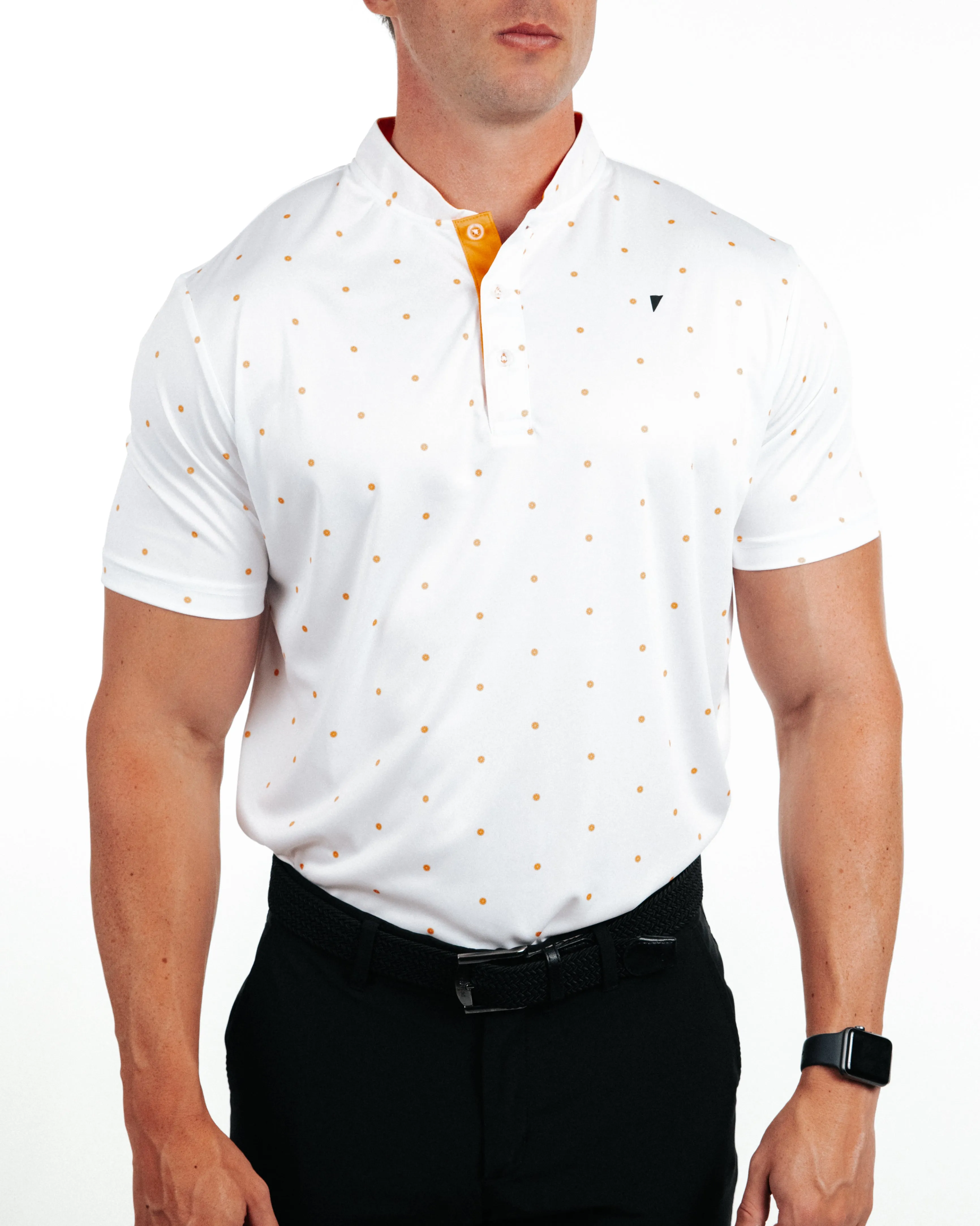 Tangerine Blade Polo,Men Top