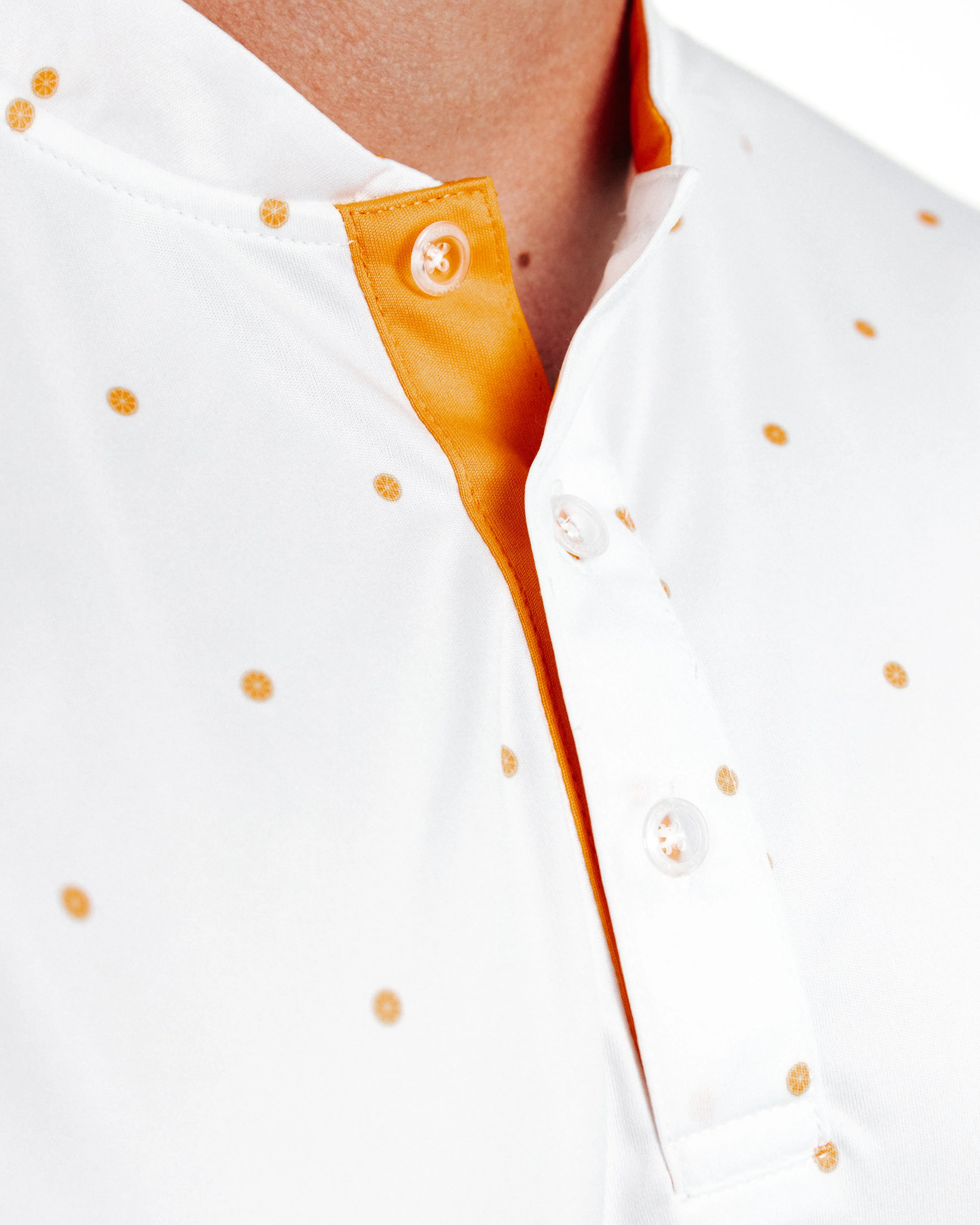 Tangerine Blade Polo,Men Top