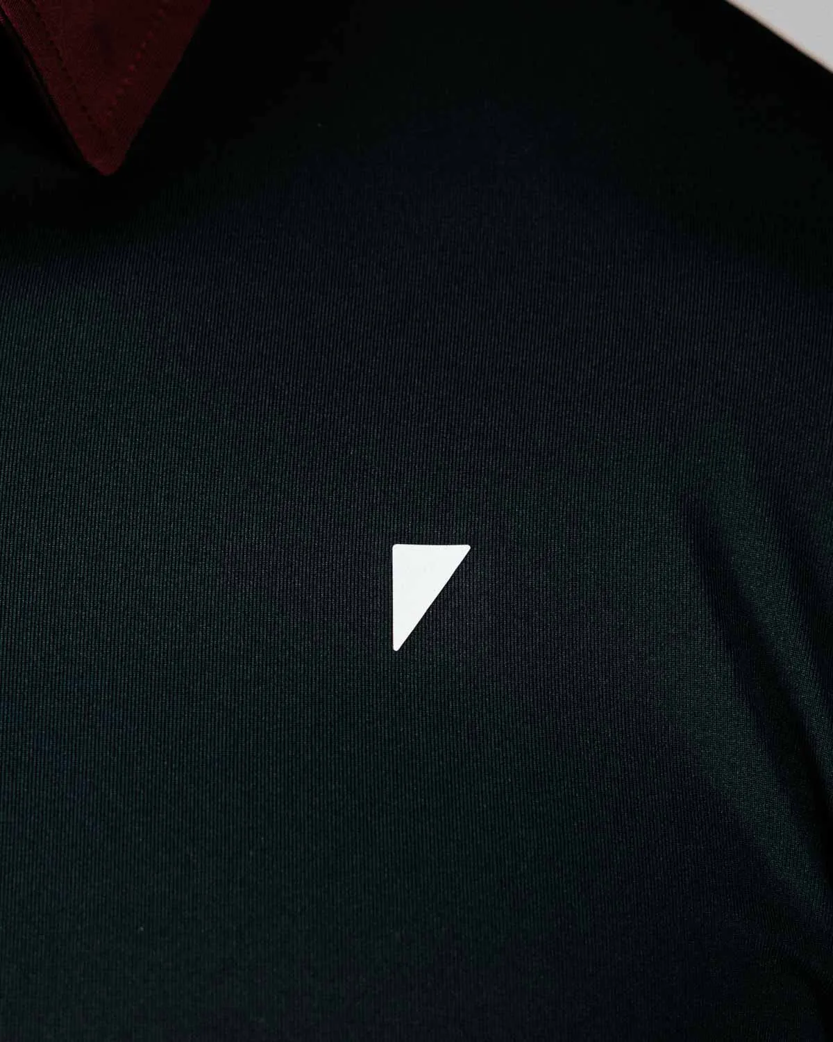 Two Tone Black/Maroon Classic Polo,Men Top